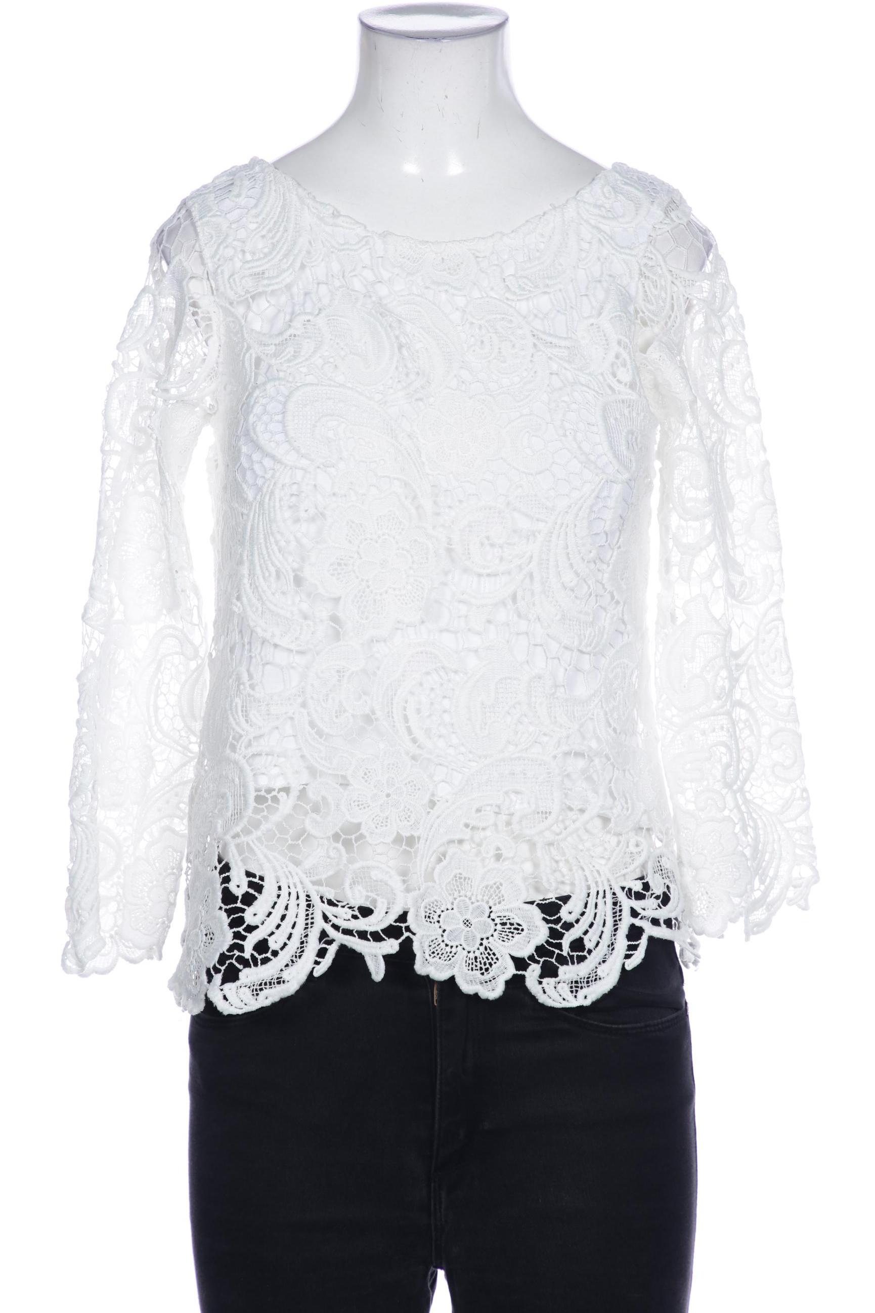 

Hallhuber Damen Bluse, weiß, Gr. 34