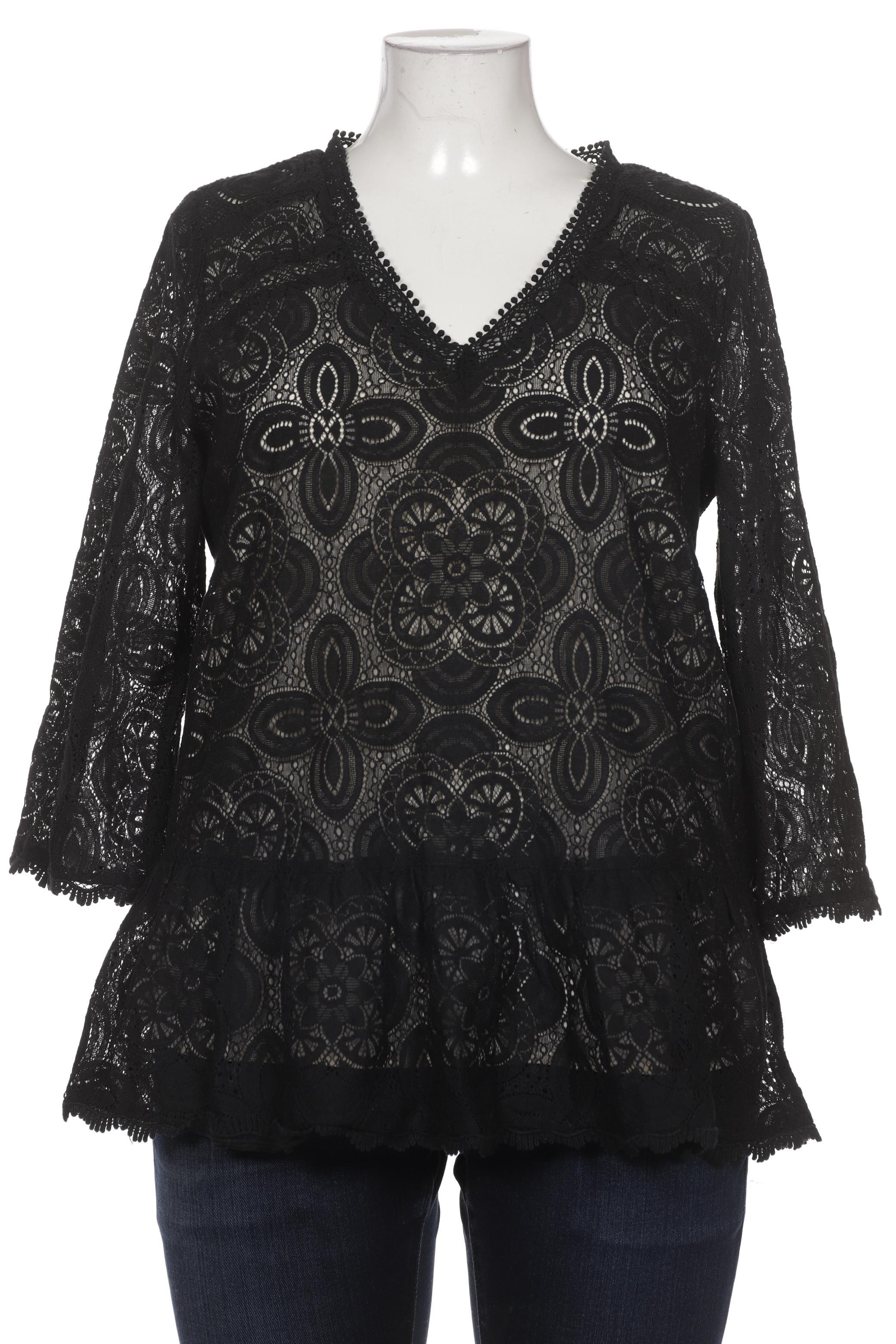 

Hallhuber Damen Bluse, schwarz, Gr. 42