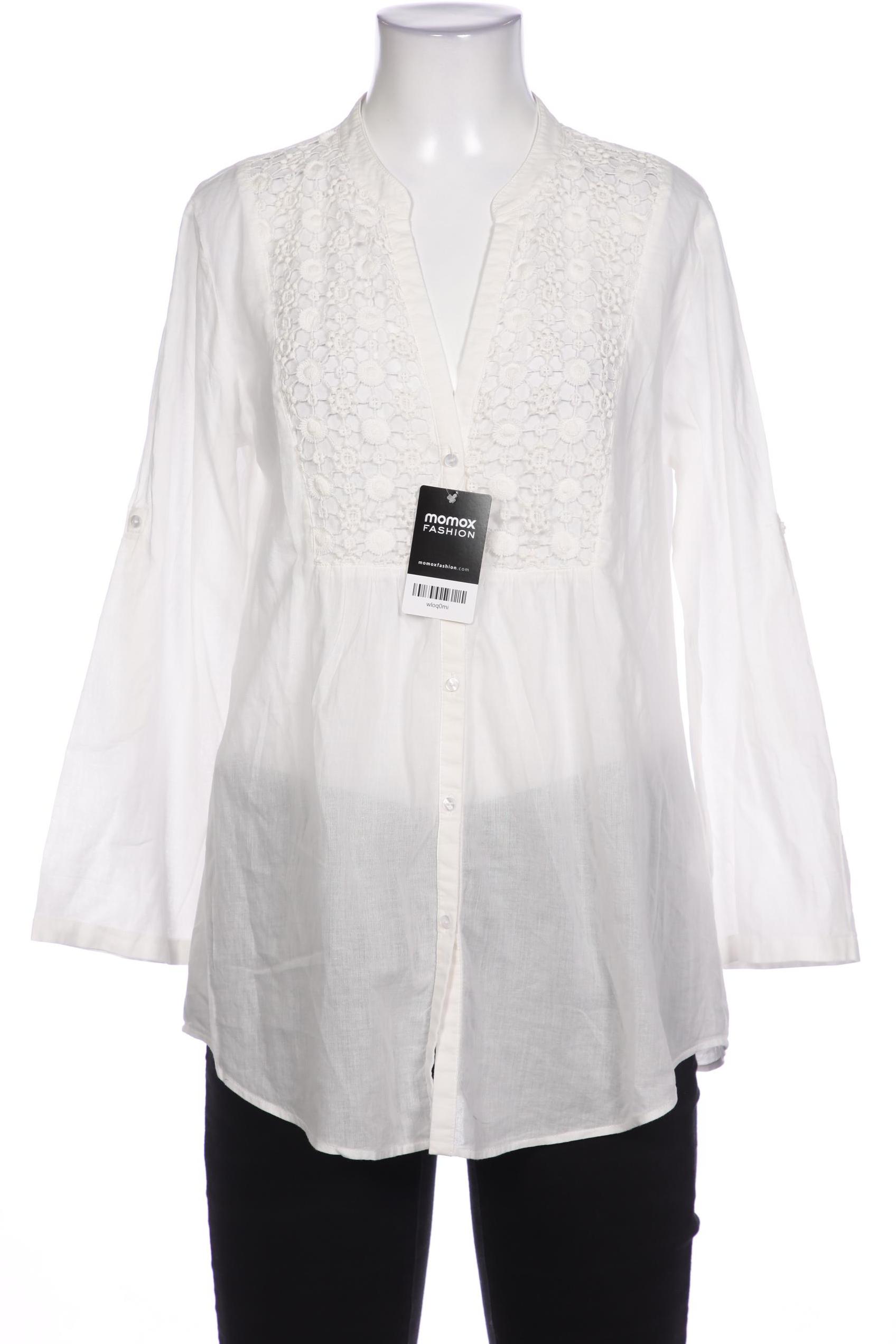 

Hallhuber Damen Bluse, weiß, Gr. 38