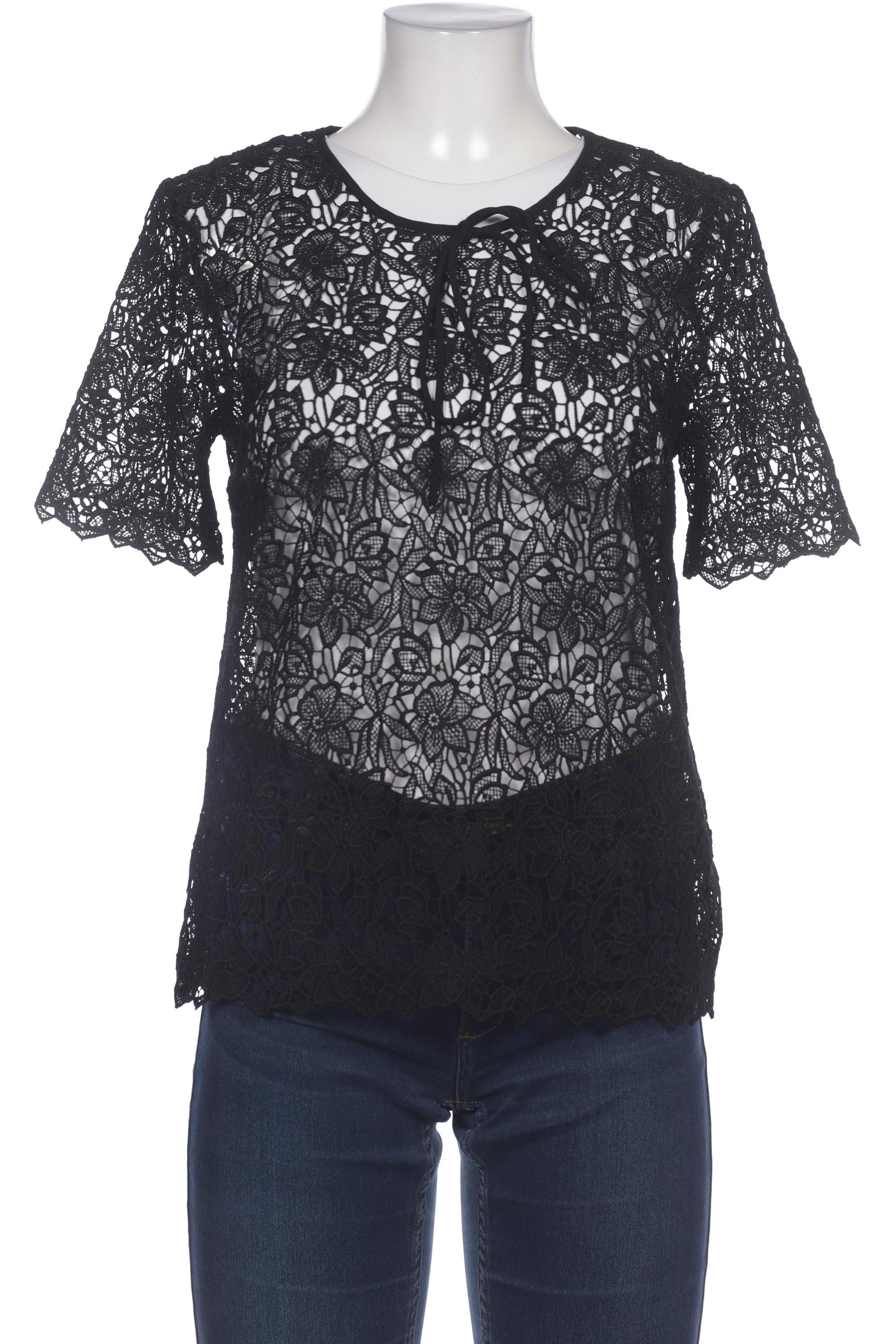 

Hallhuber Damen Bluse, schwarz, Gr. 42