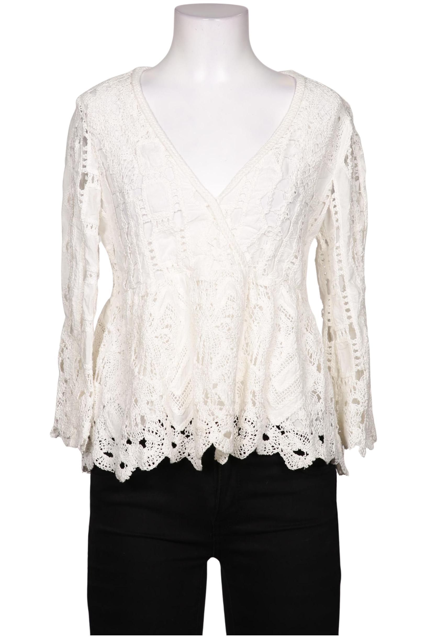 

Hallhuber Damen Bluse, cremeweiß, Gr. 36