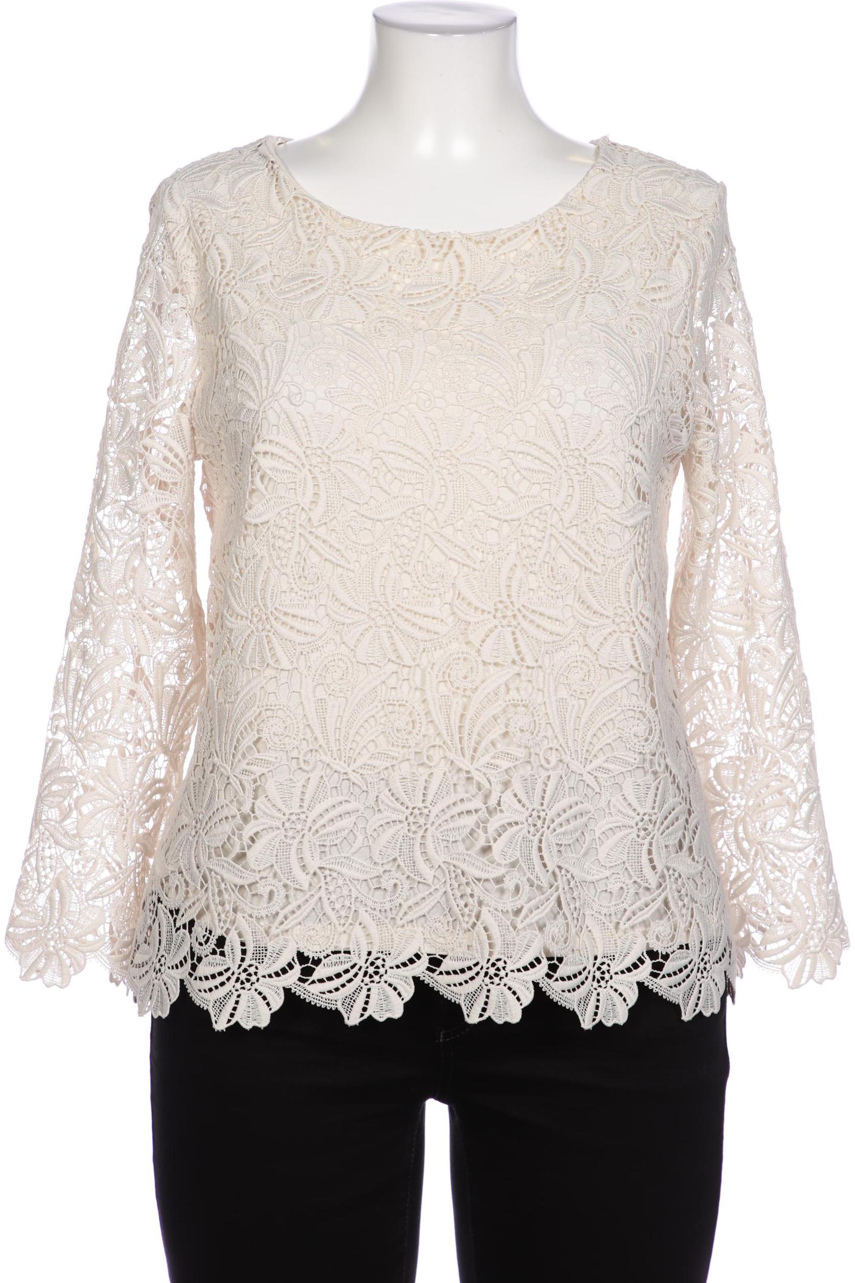 

Hallhuber Damen Bluse, cremeweiß, Gr. 46