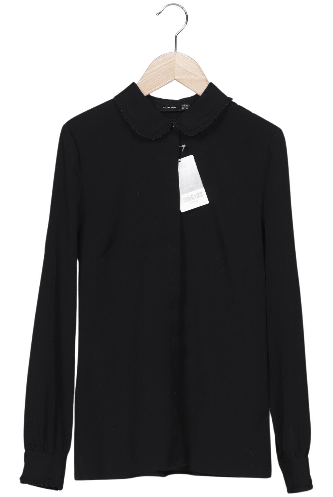 

Hallhuber Damen Bluse, schwarz, Gr. 34