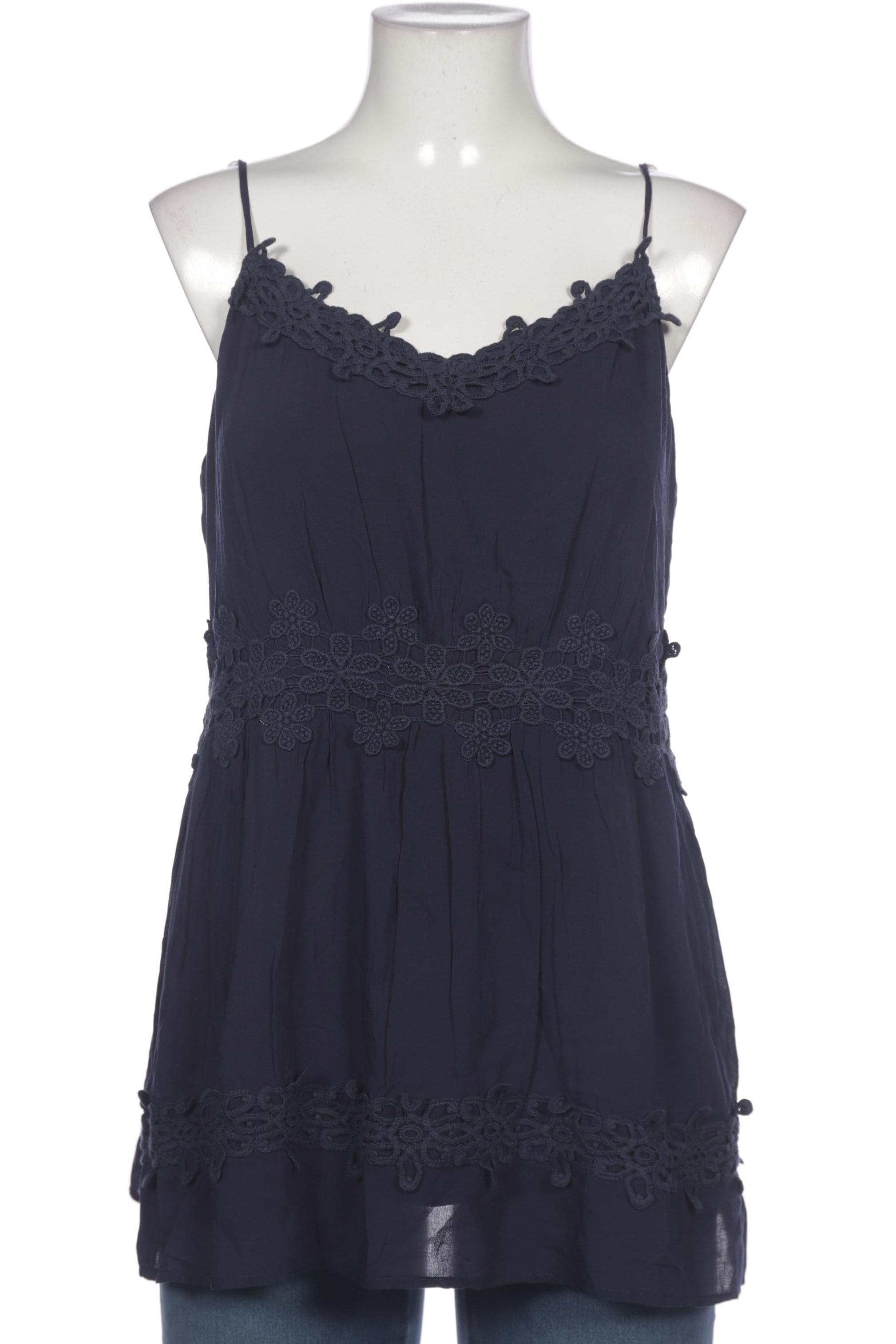 

Hallhuber Damen Bluse, marineblau, Gr. 42
