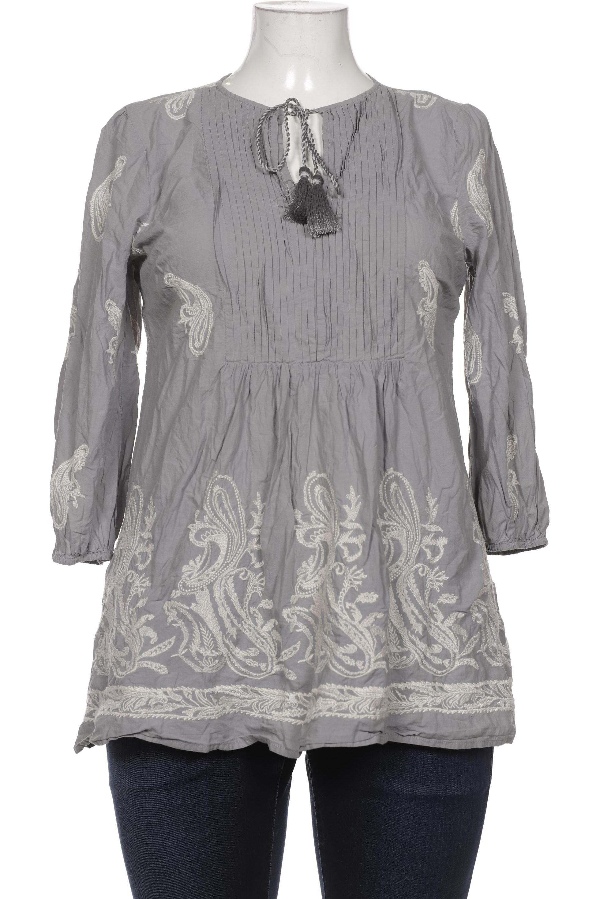 

Hallhuber Damen Bluse, grau, Gr. 42