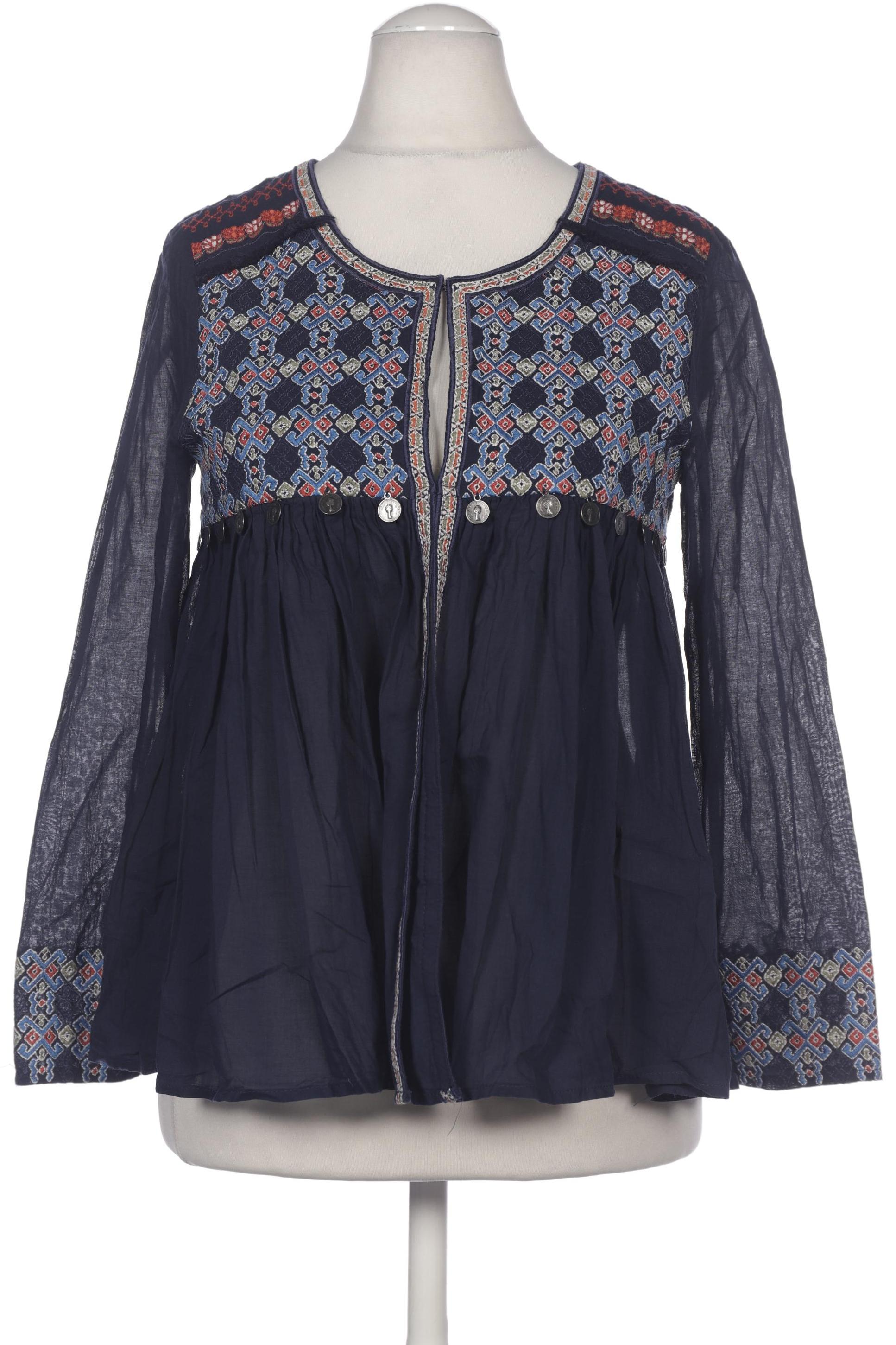 

Hallhuber Damen Bluse, marineblau, Gr. 36
