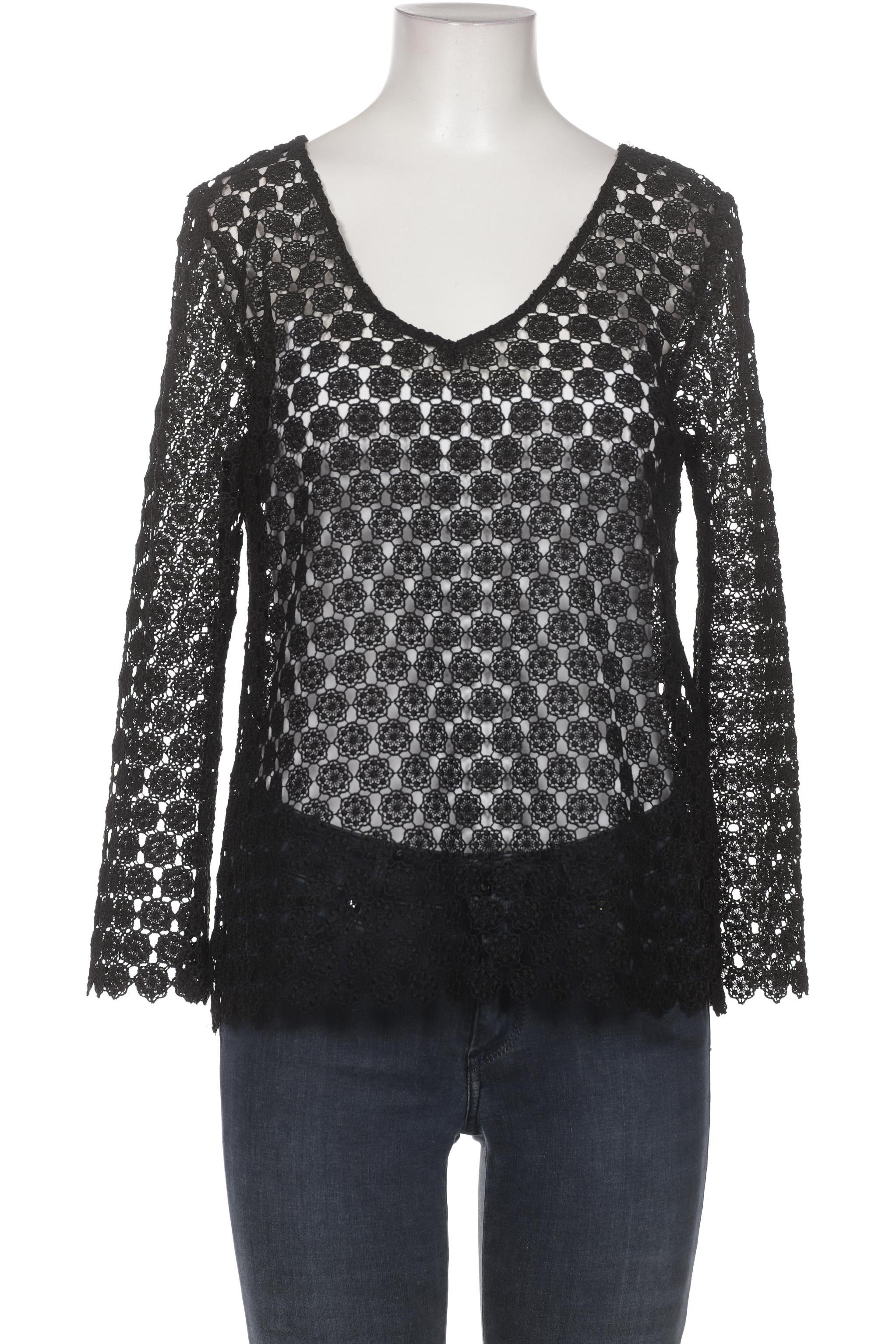 

Hallhuber Damen Bluse, schwarz, Gr. 38