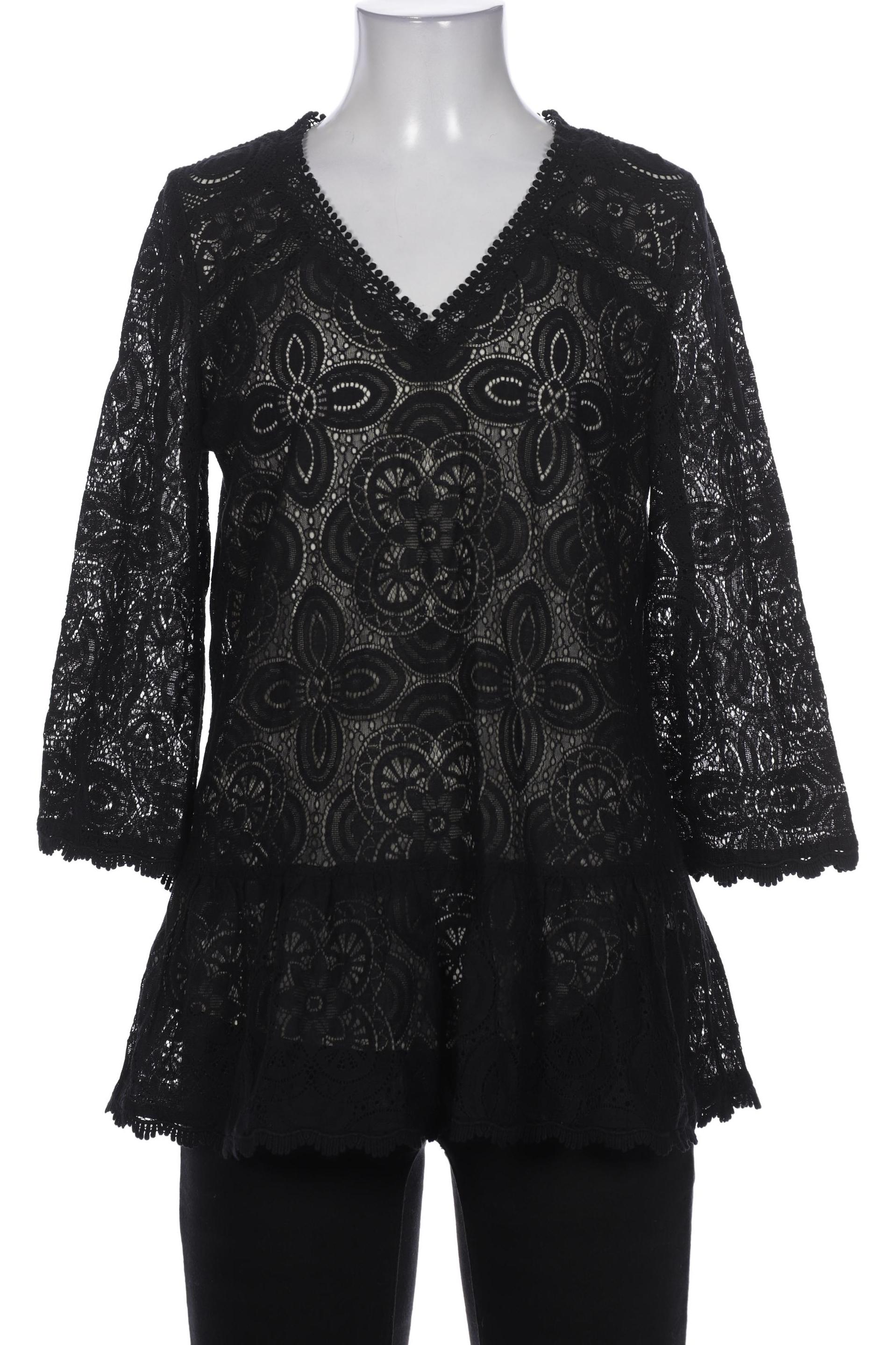 

Hallhuber Damen Bluse, schwarz, Gr. 36