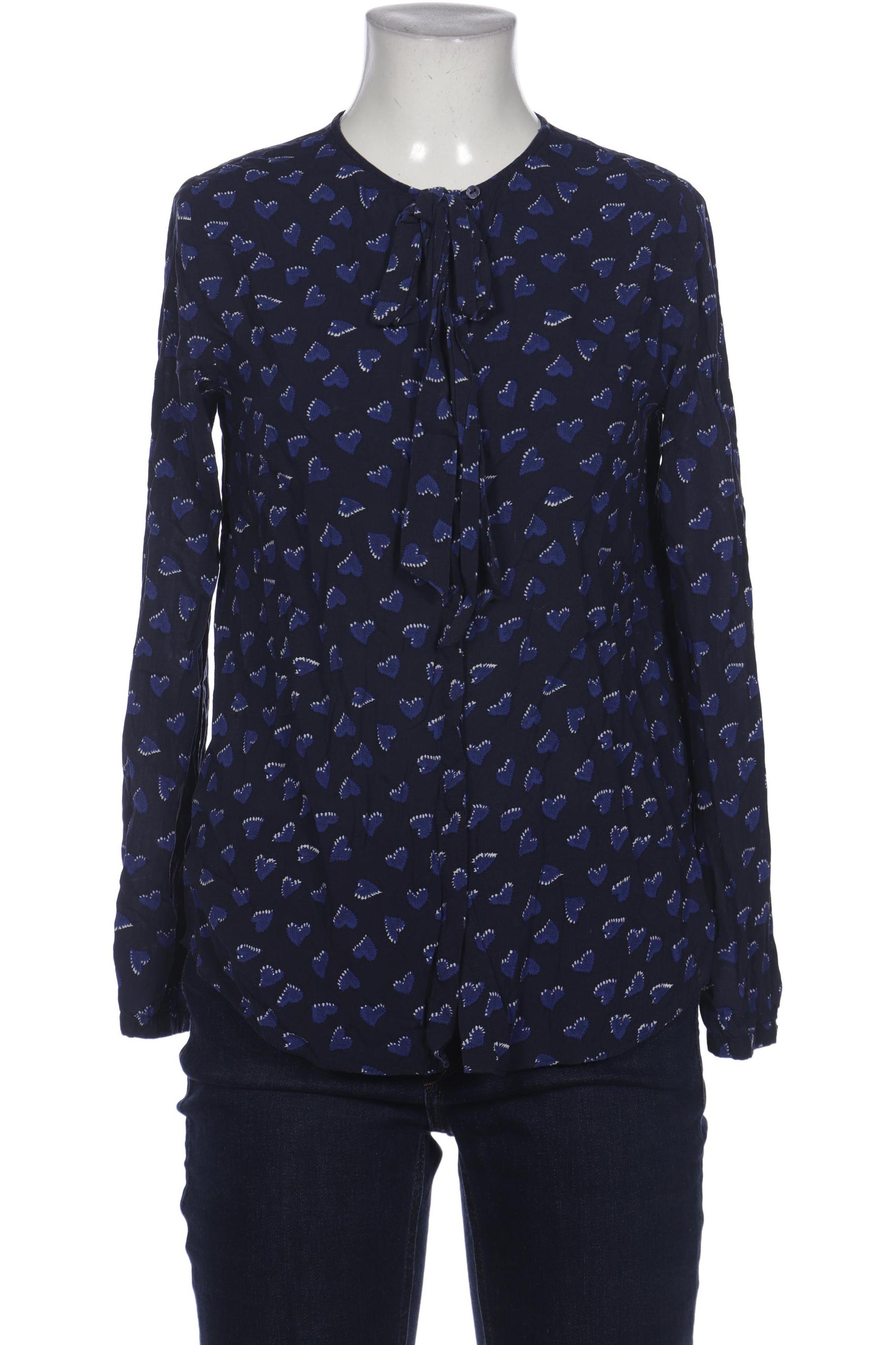 

Hallhuber Damen Bluse, marineblau, Gr. 34