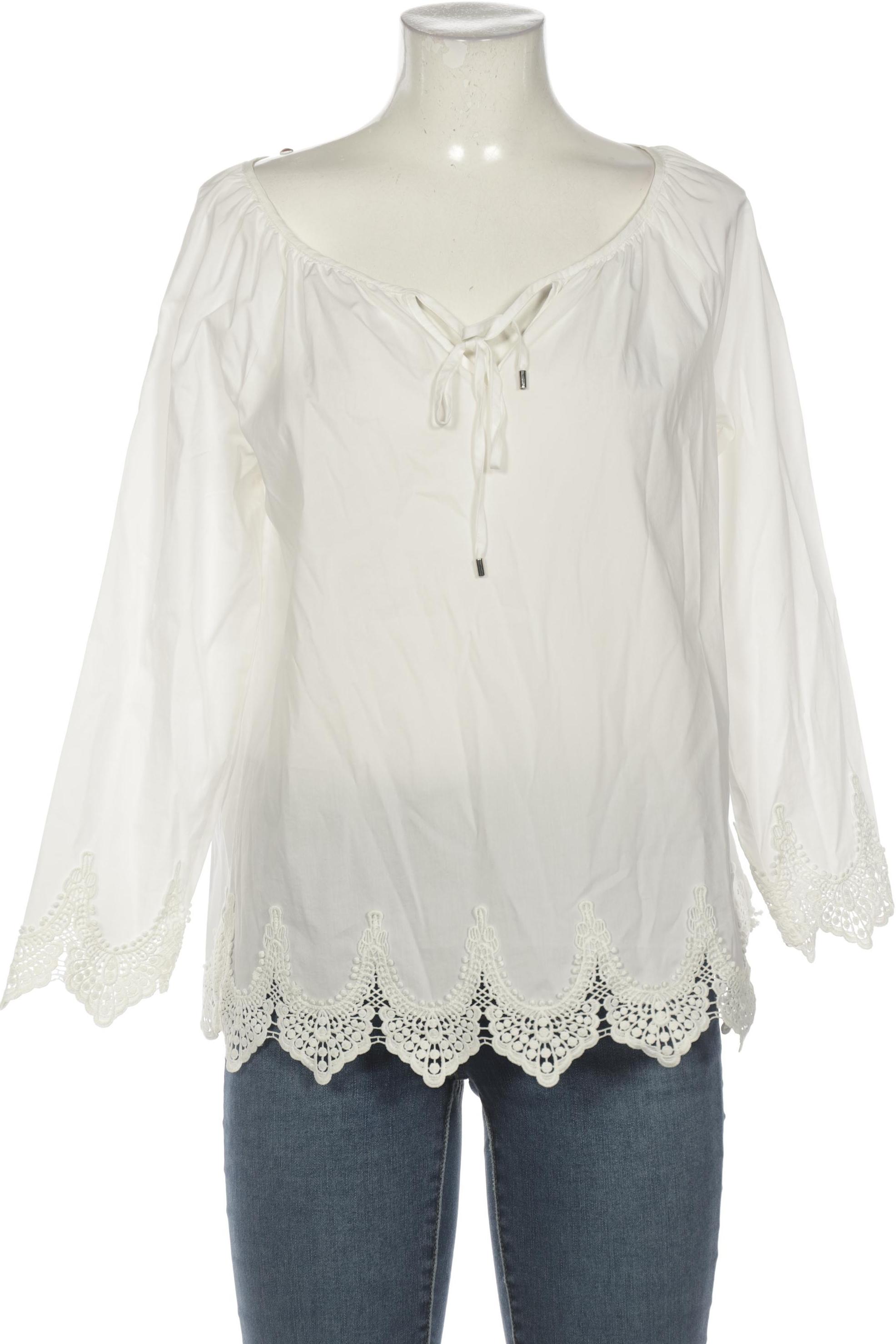 

Hallhuber Damen Bluse, weiß, Gr. 40