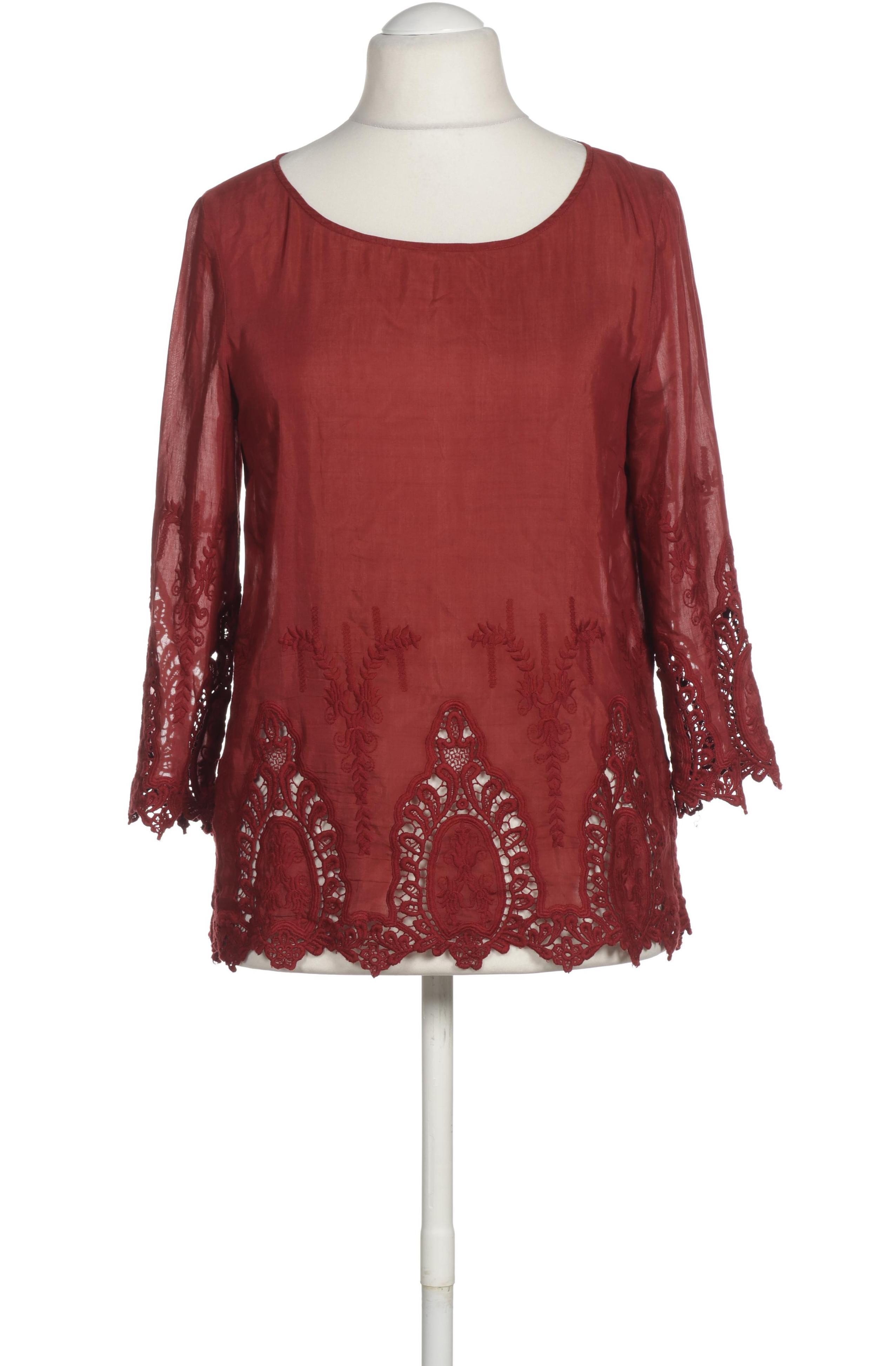 

Hallhuber Damen Bluse, rot, Gr. 40