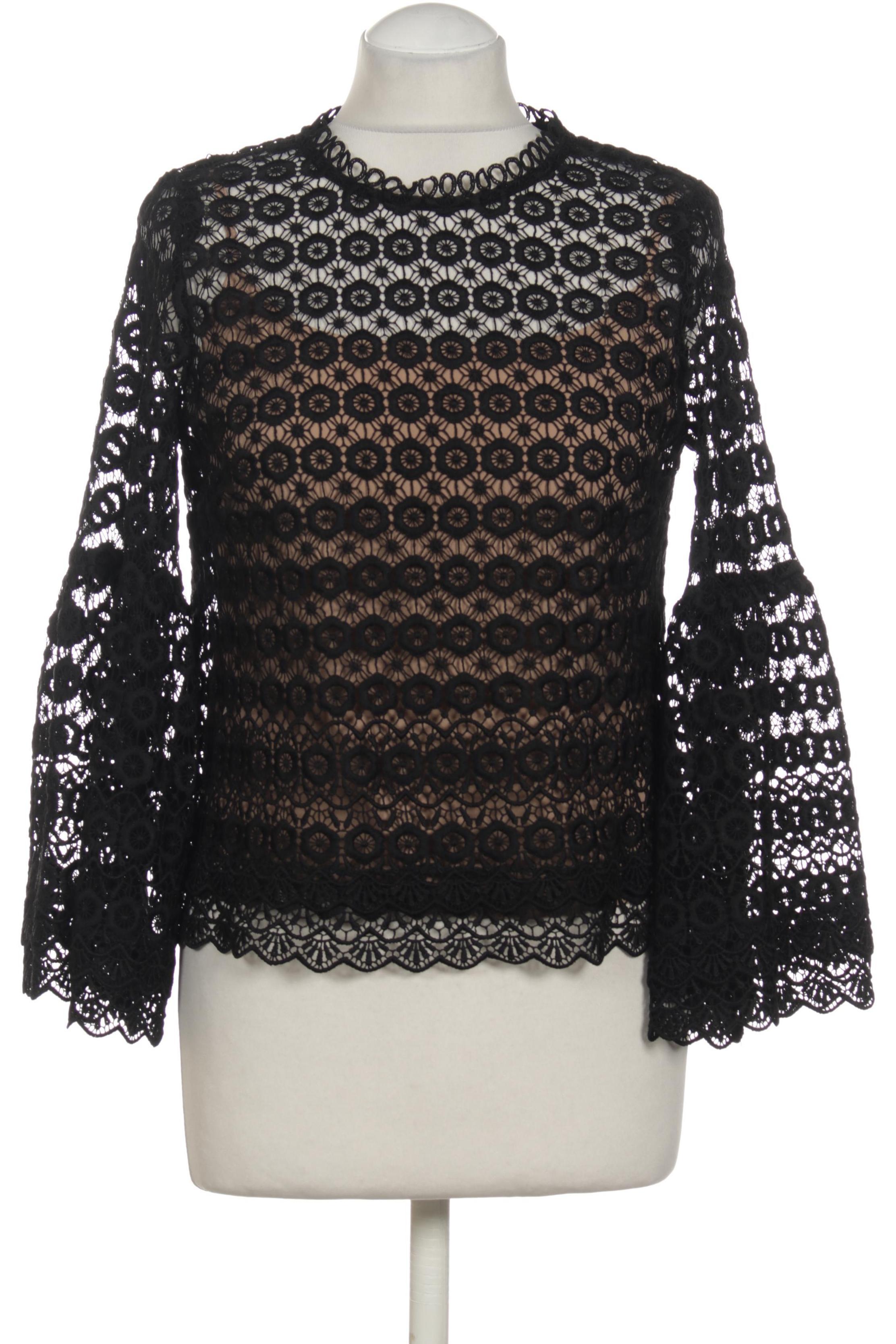 

Hallhuber Damen Bluse, schwarz, Gr. 36