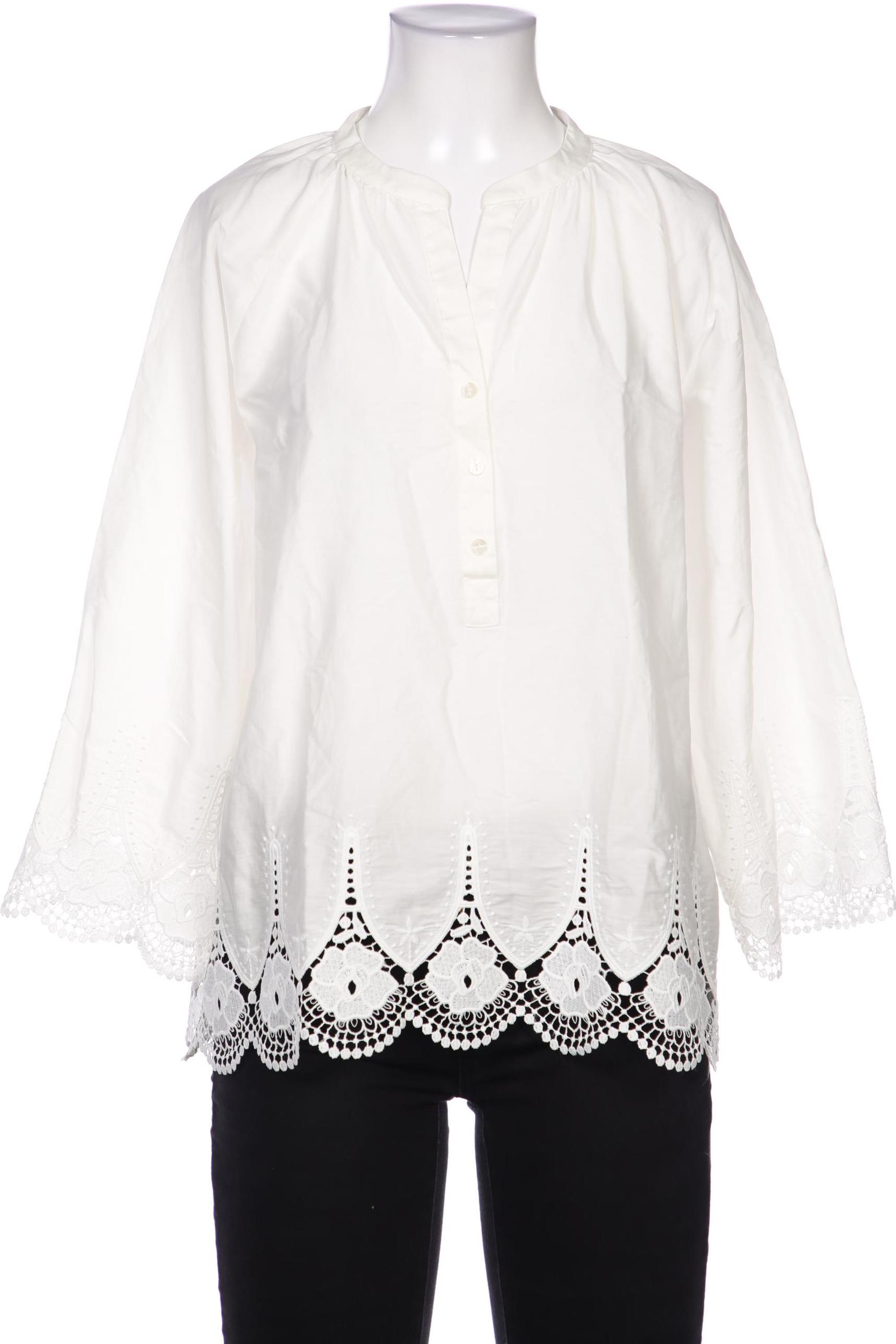 

Hallhuber Damen Bluse, weiß, Gr. 40