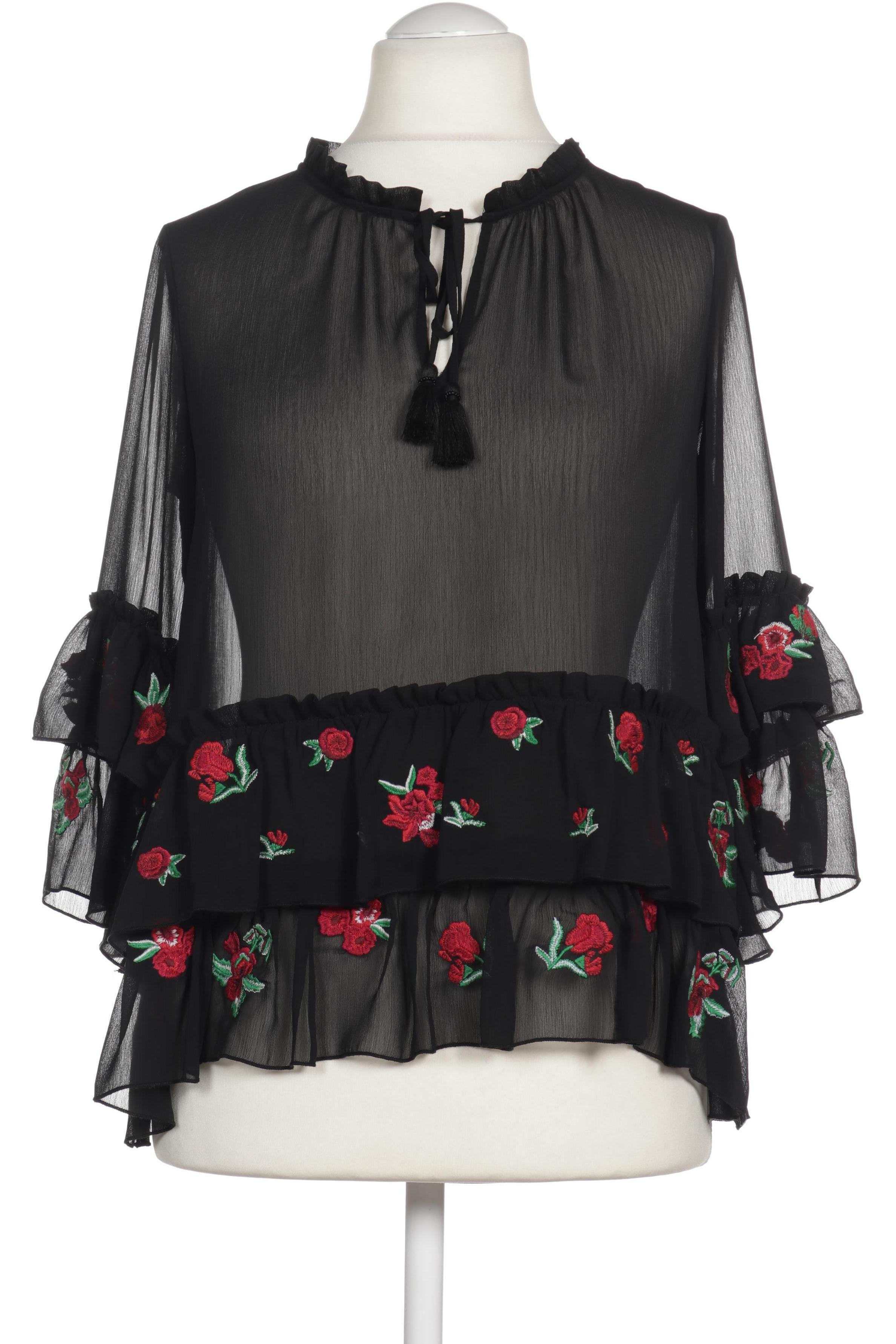 

Hallhuber Damen Bluse, schwarz, Gr. 36