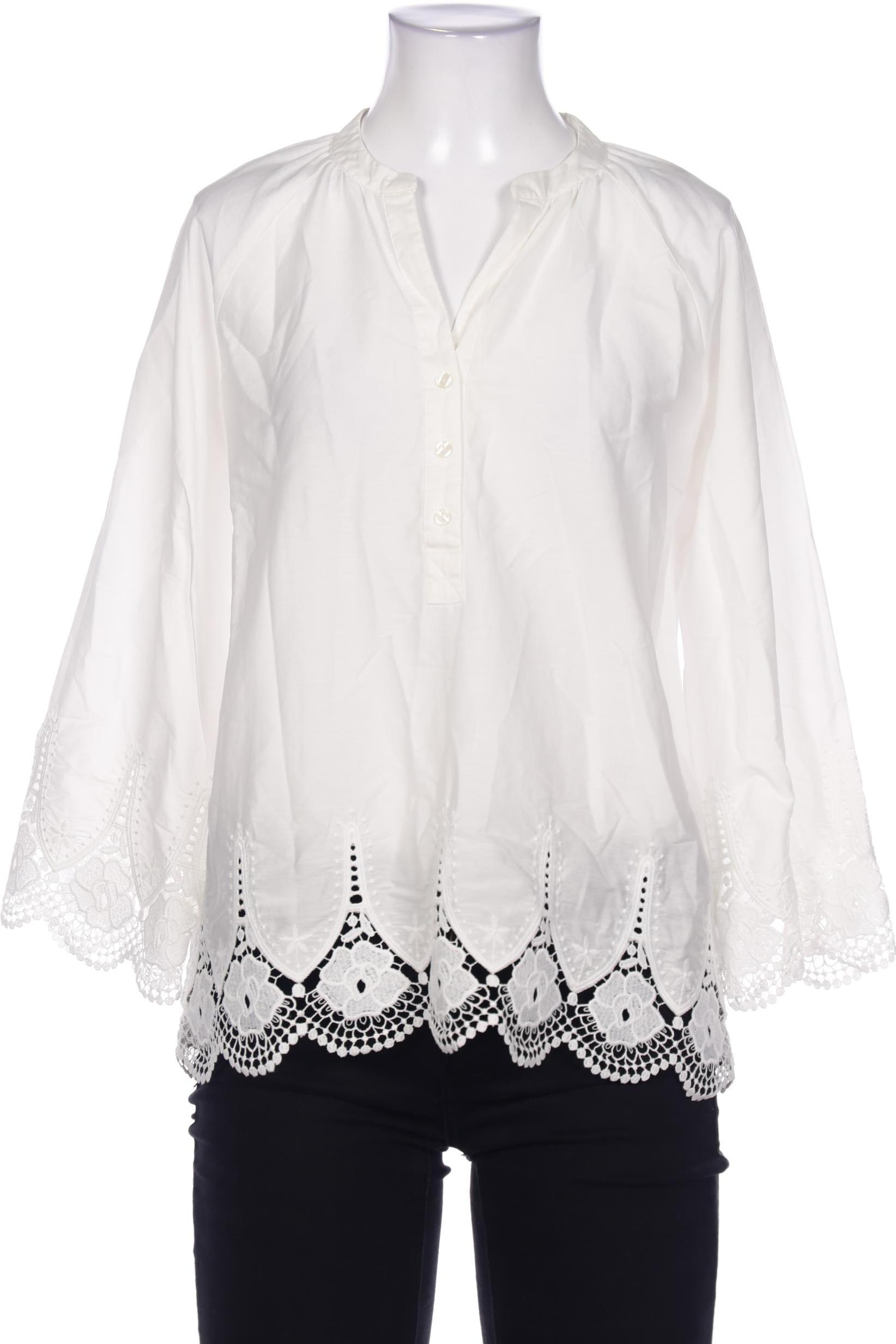 

Hallhuber Damen Bluse, weiß, Gr. 36