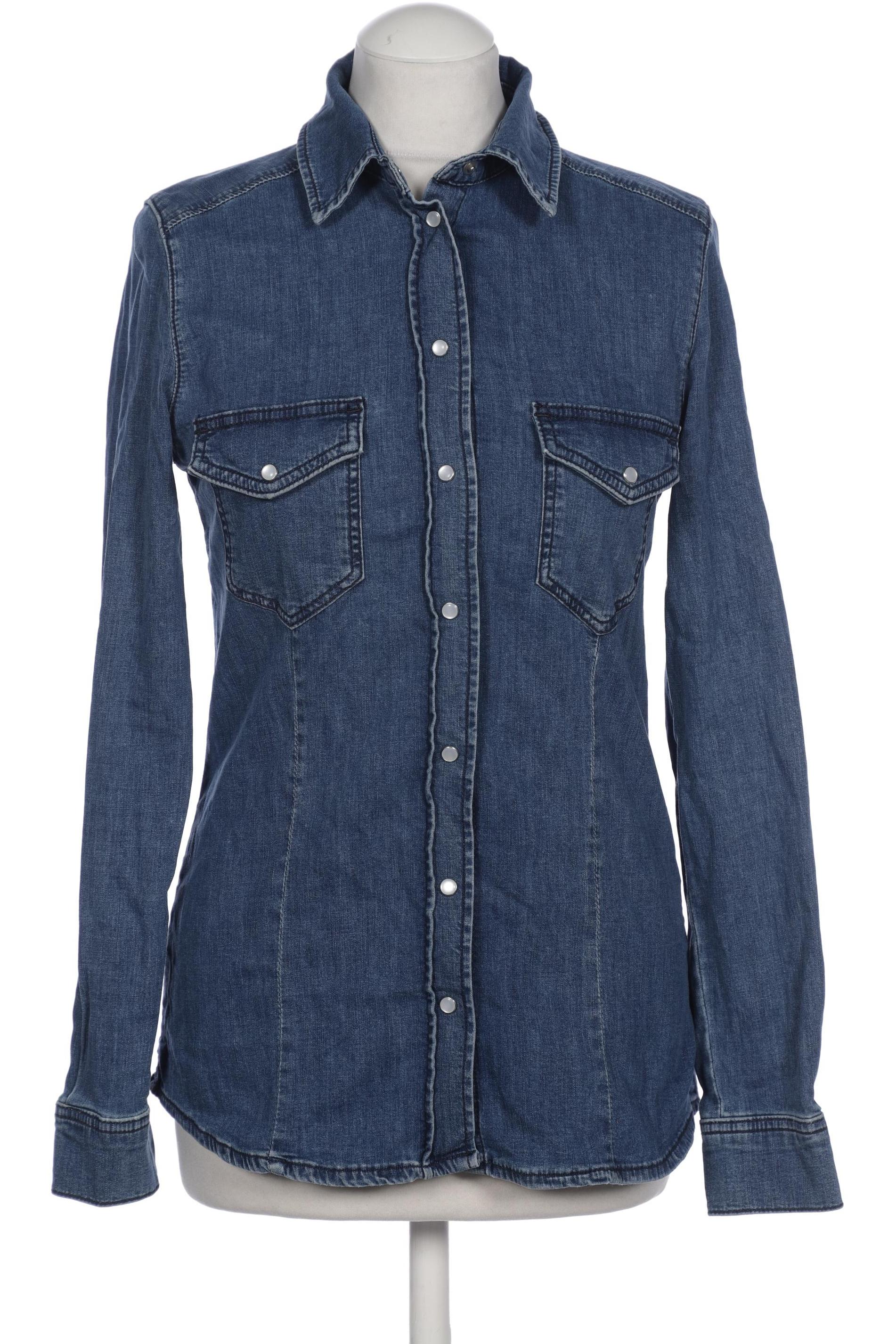 

Hallhuber Damen Bluse, blau, Gr. 36