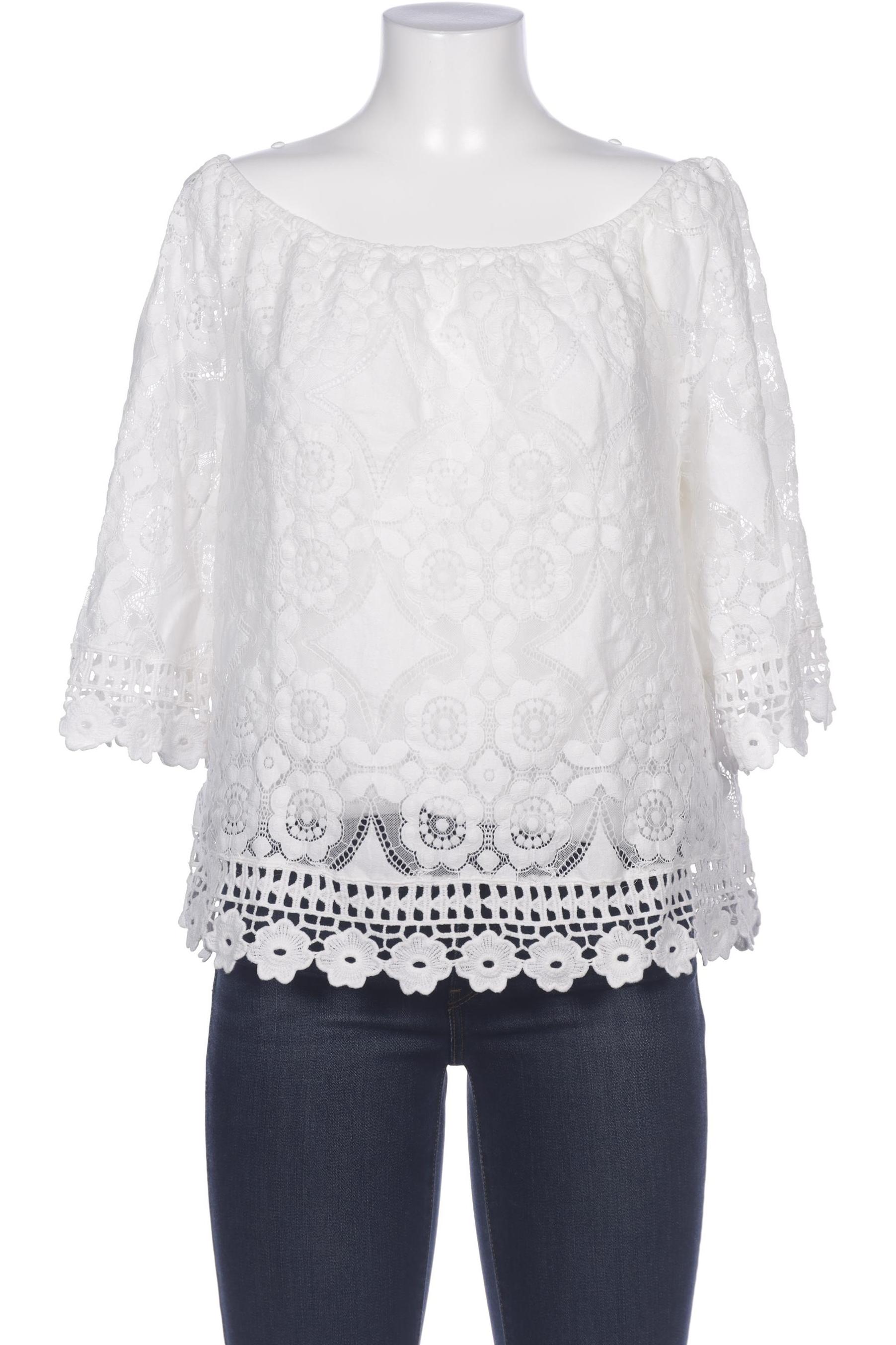 

Hallhuber Damen Bluse, weiß, Gr. 42