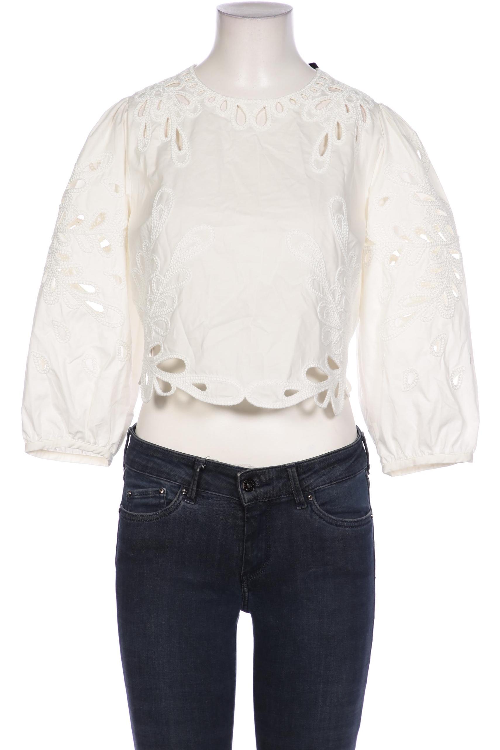 

Hallhuber Damen Bluse, weiß, Gr. 36