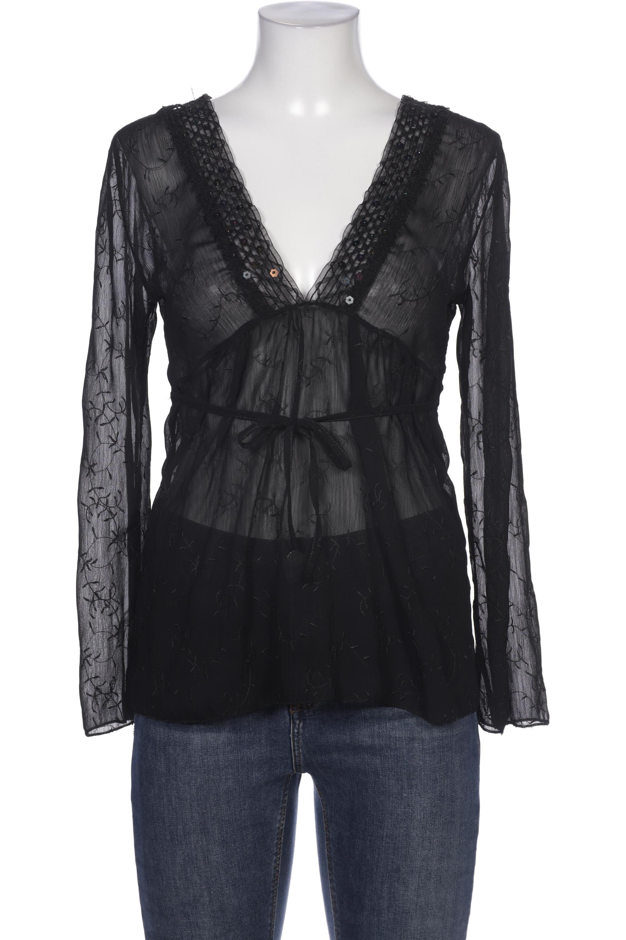 

Hallhuber Damen Bluse, schwarz, Gr. 38