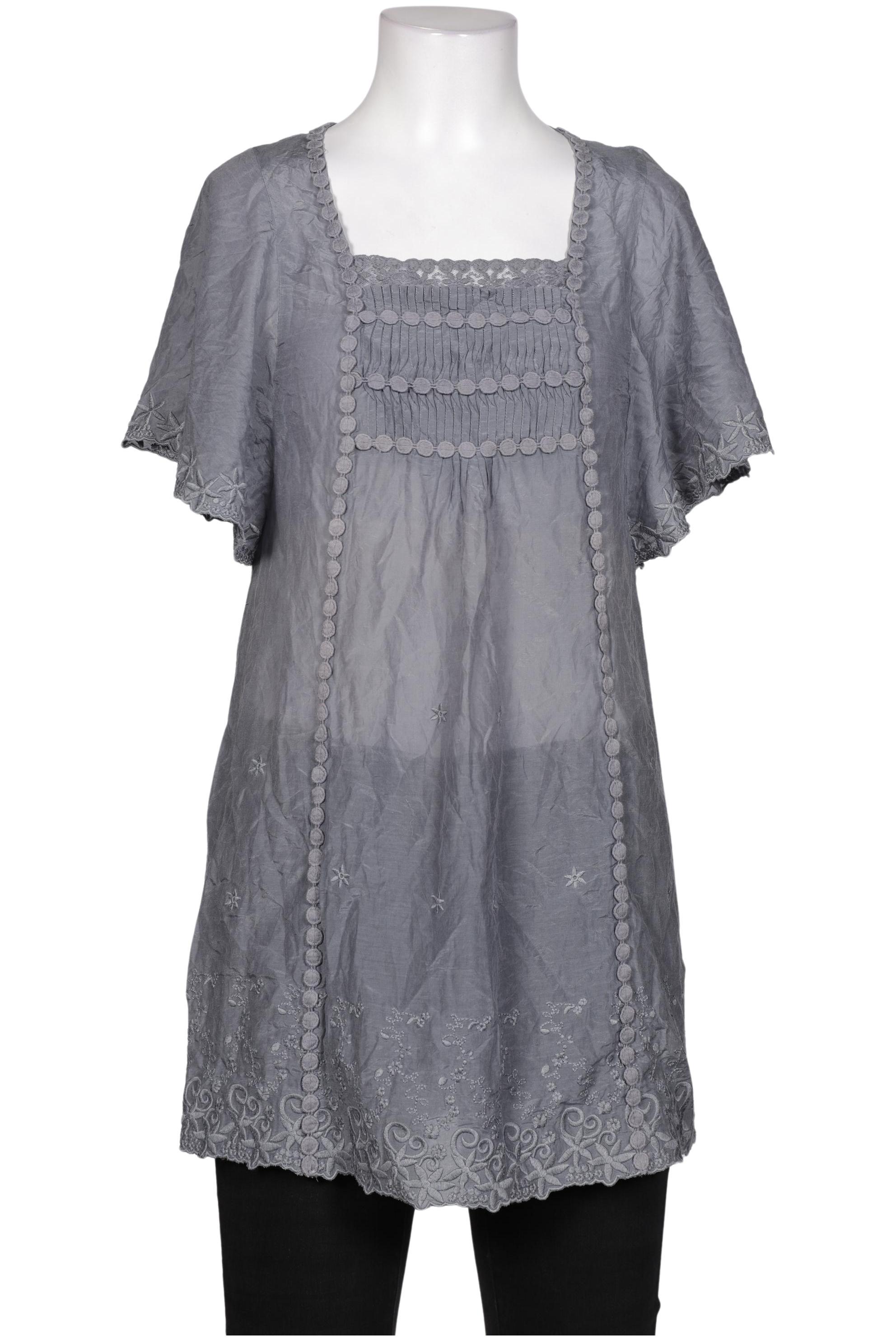 

Hallhuber Damen Bluse, grau, Gr. 34