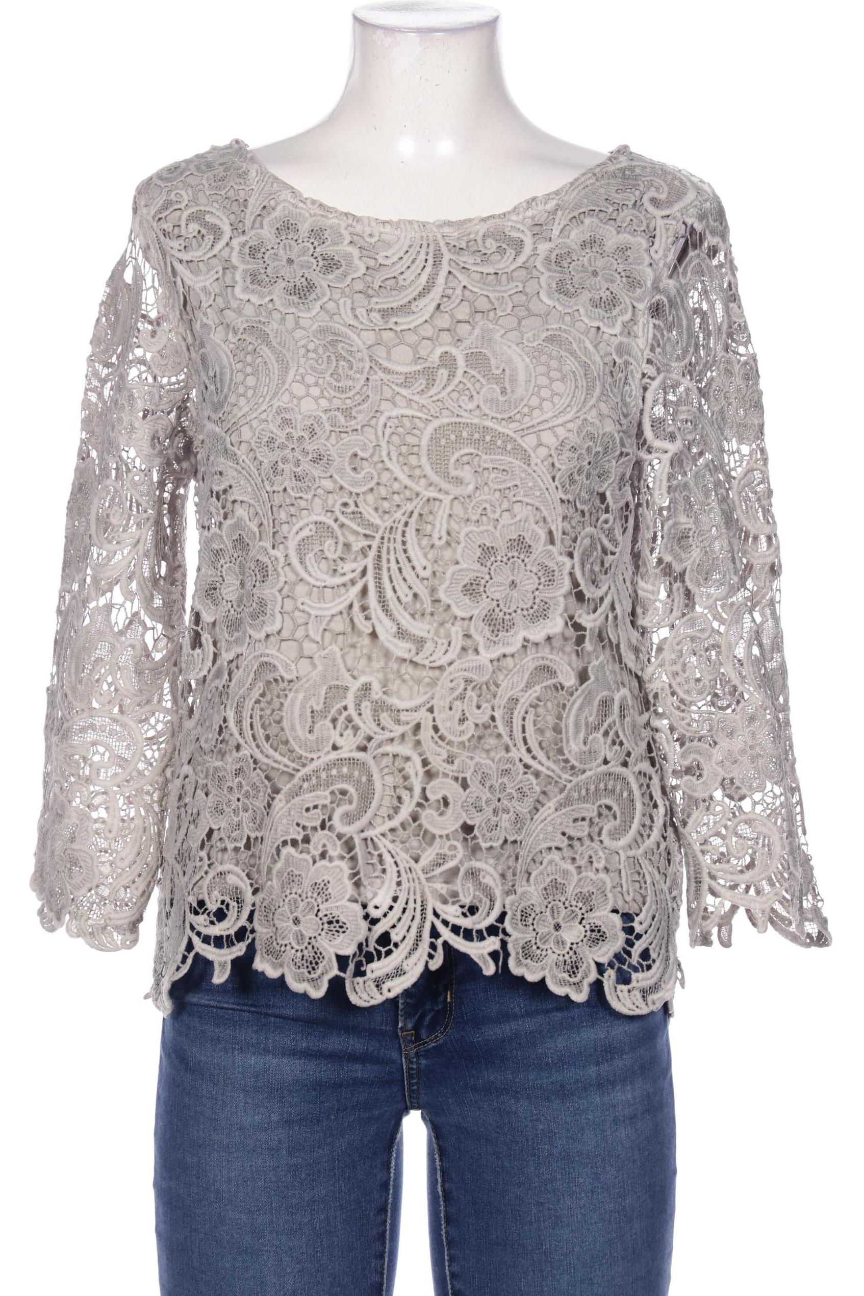 

Hallhuber Damen Bluse, grau, Gr. 42