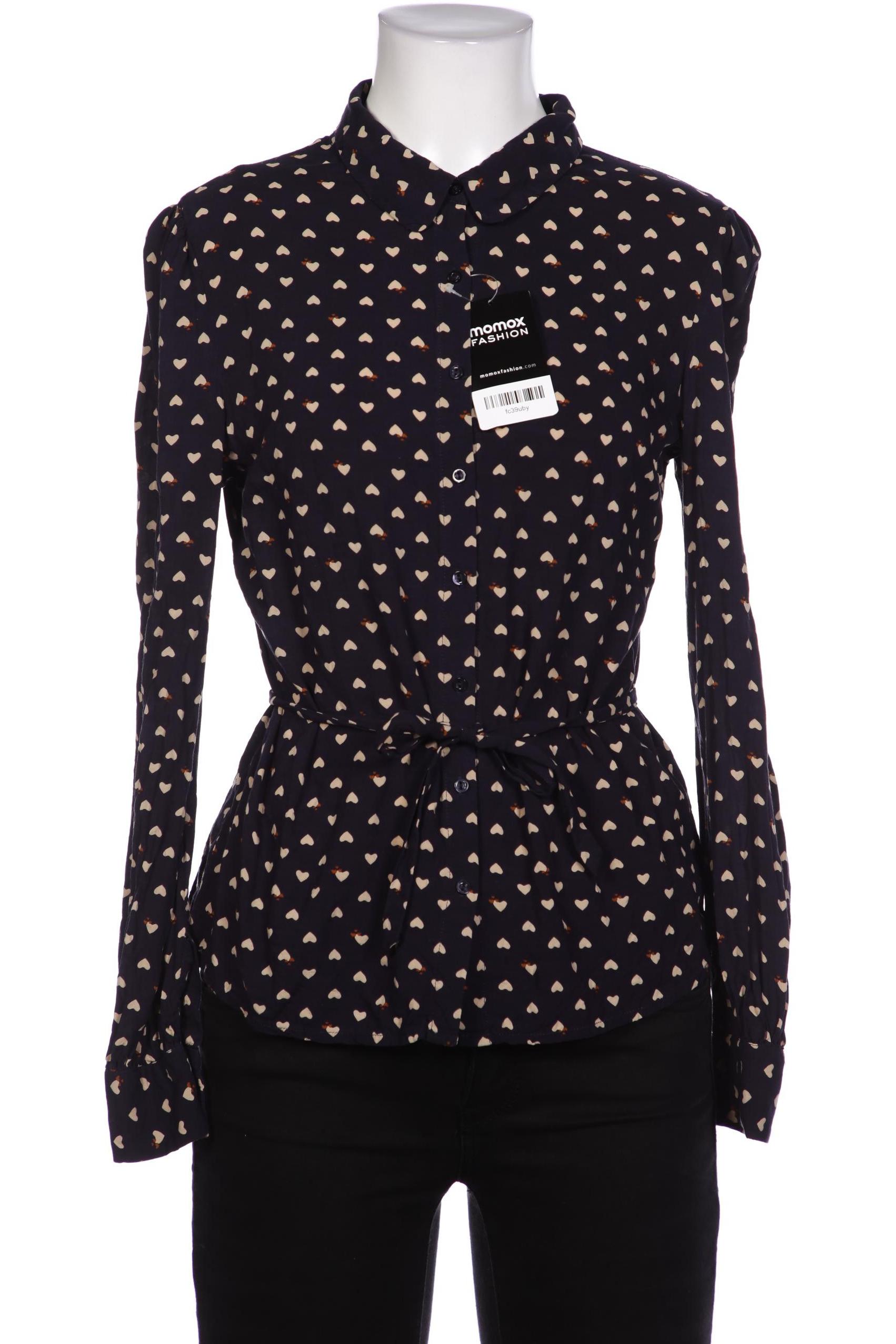

Hallhuber Damen Bluse, marineblau, Gr. 36