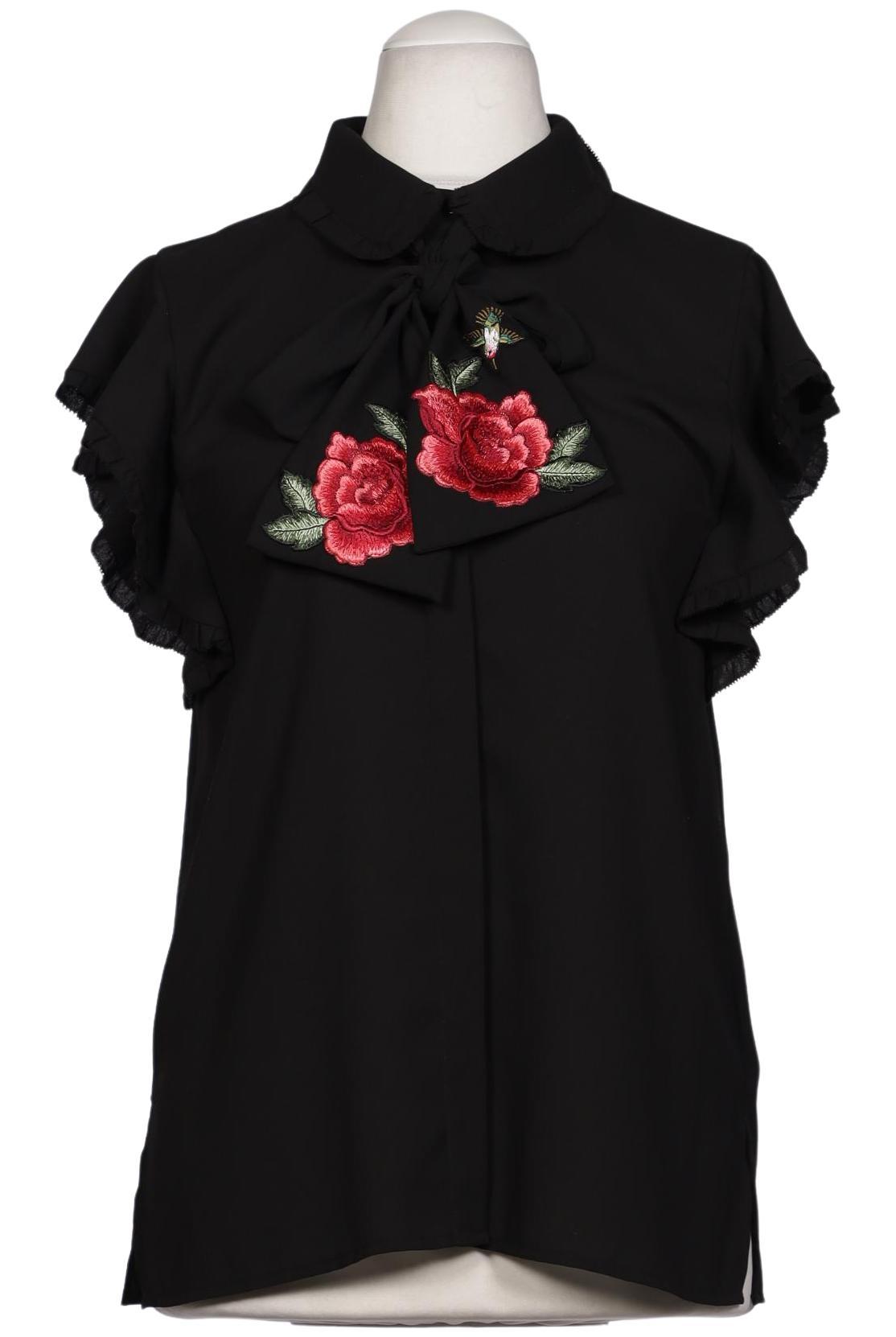 

Hallhuber Damen Bluse, schwarz, Gr. 38