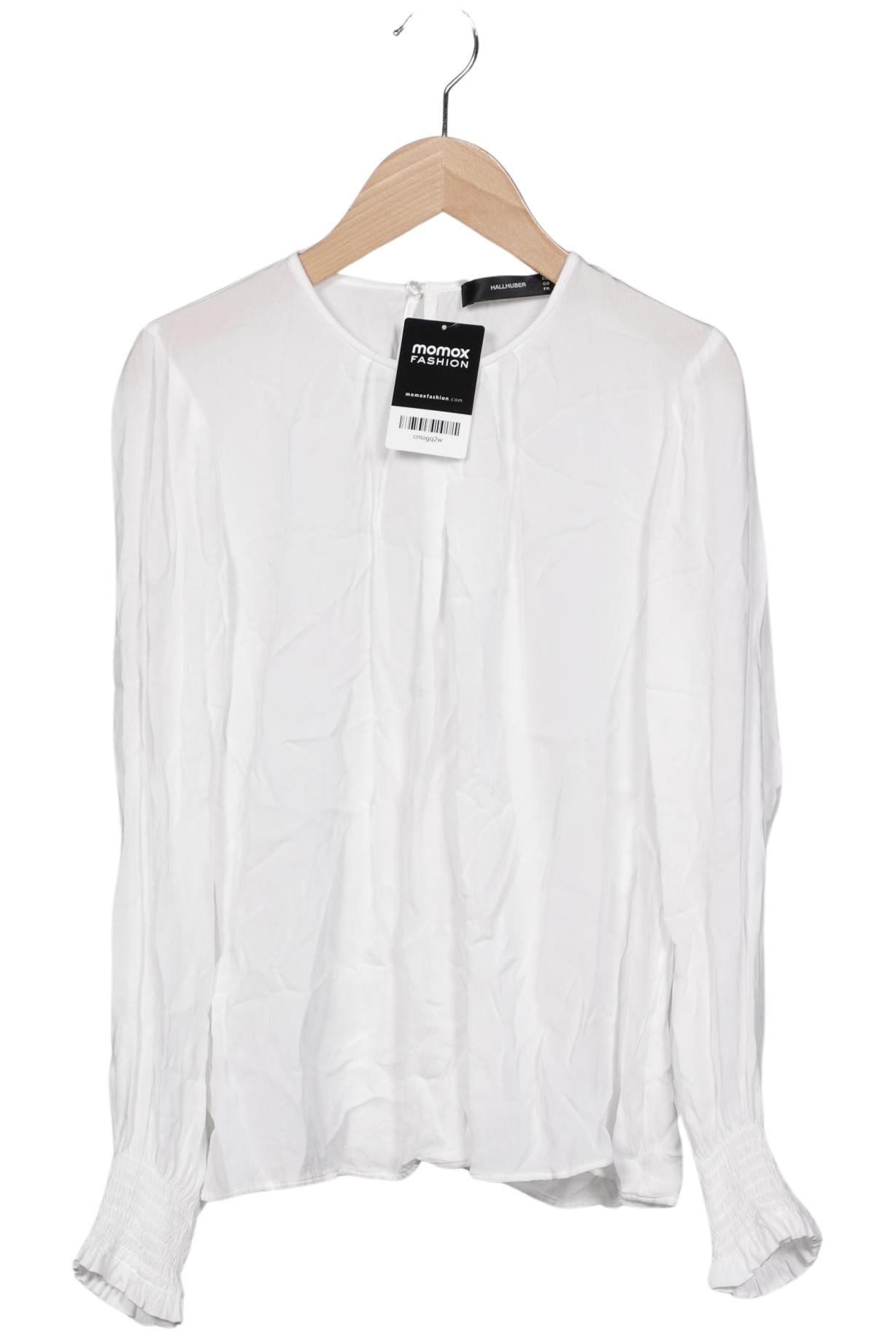 

Hallhuber Damen Bluse, weiß, Gr. 34