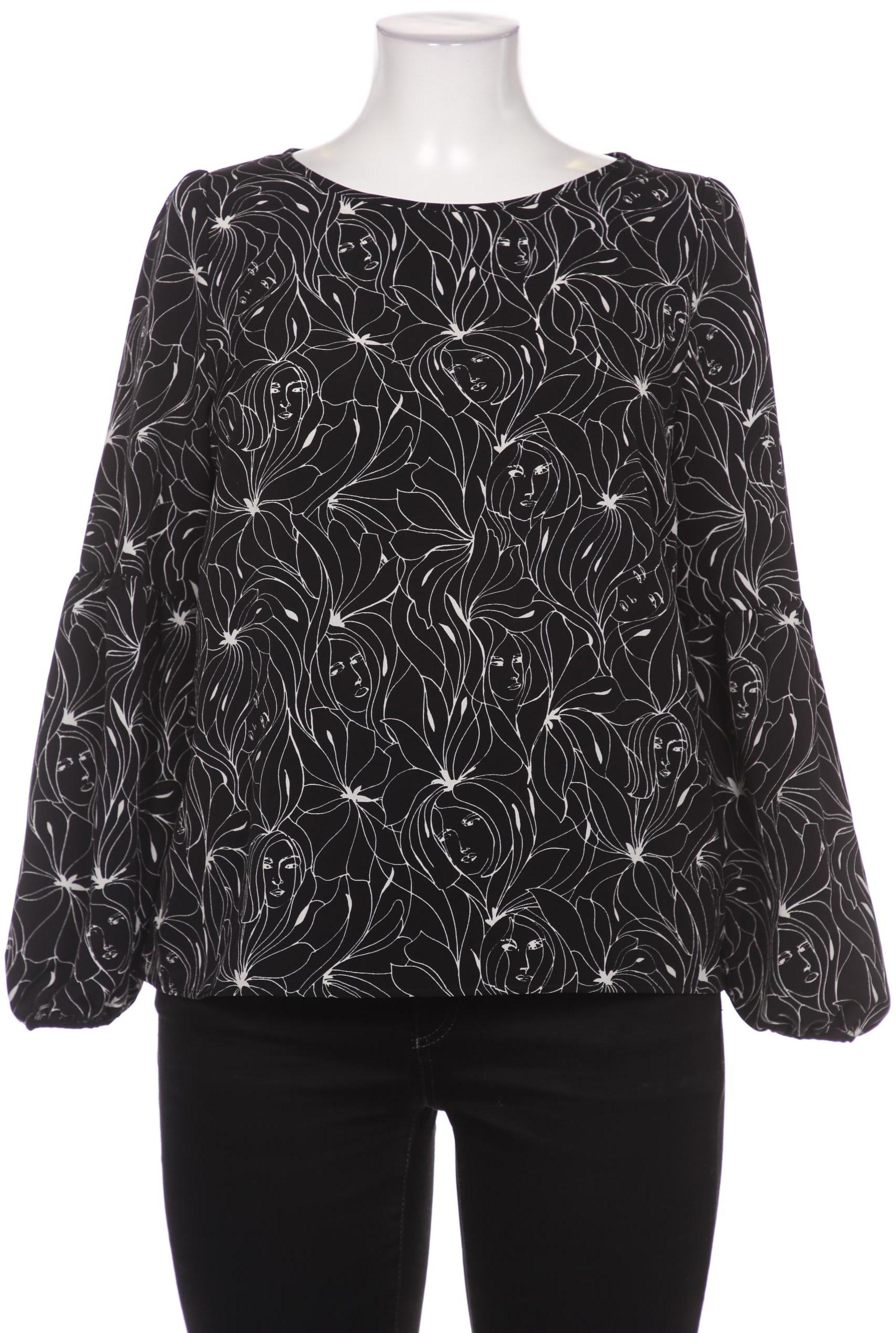 Thumbnail - Hallhuber Damen Bluse, schwarz, Gr. 42