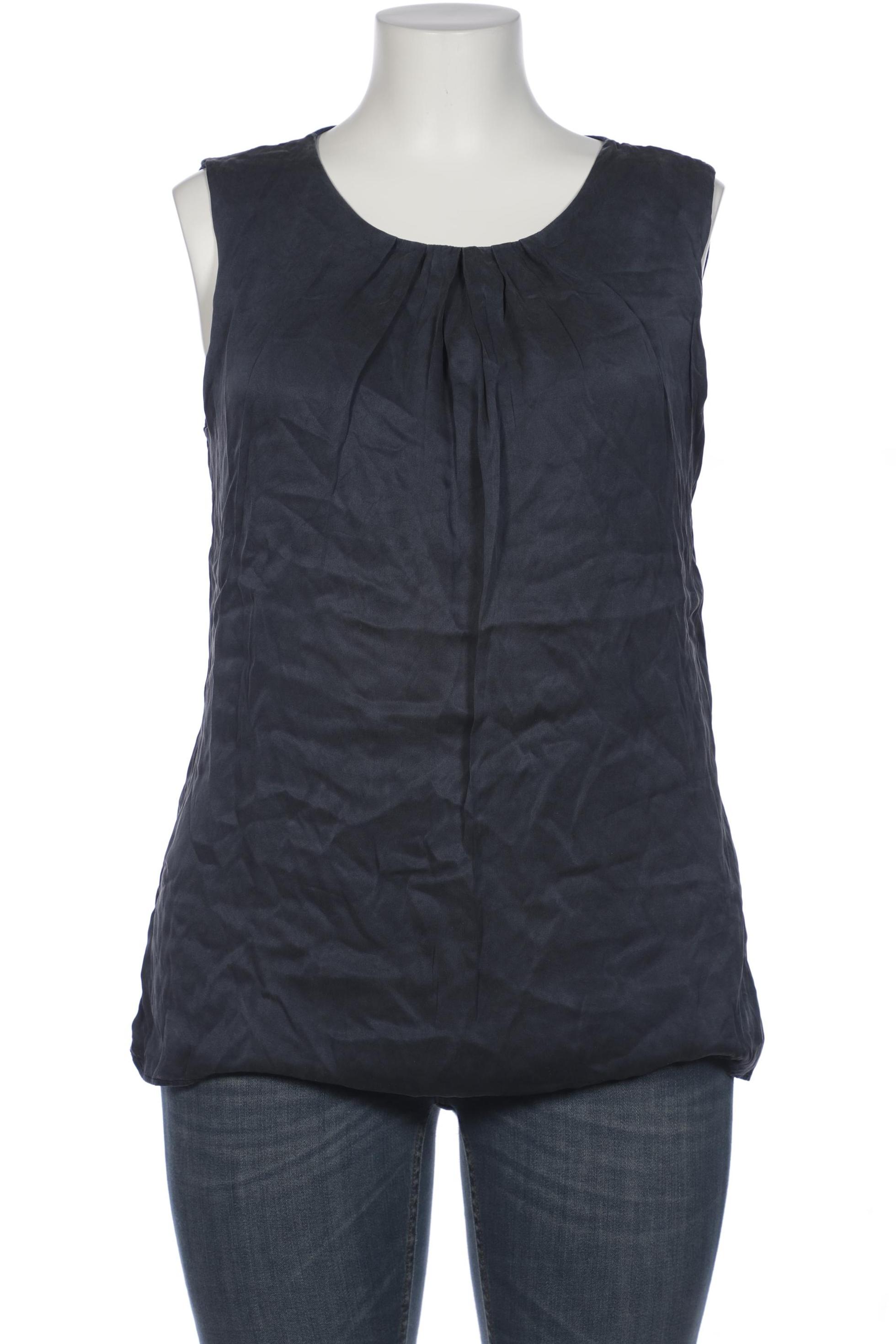 

Hallhuber Damen Bluse, marineblau, Gr. 46