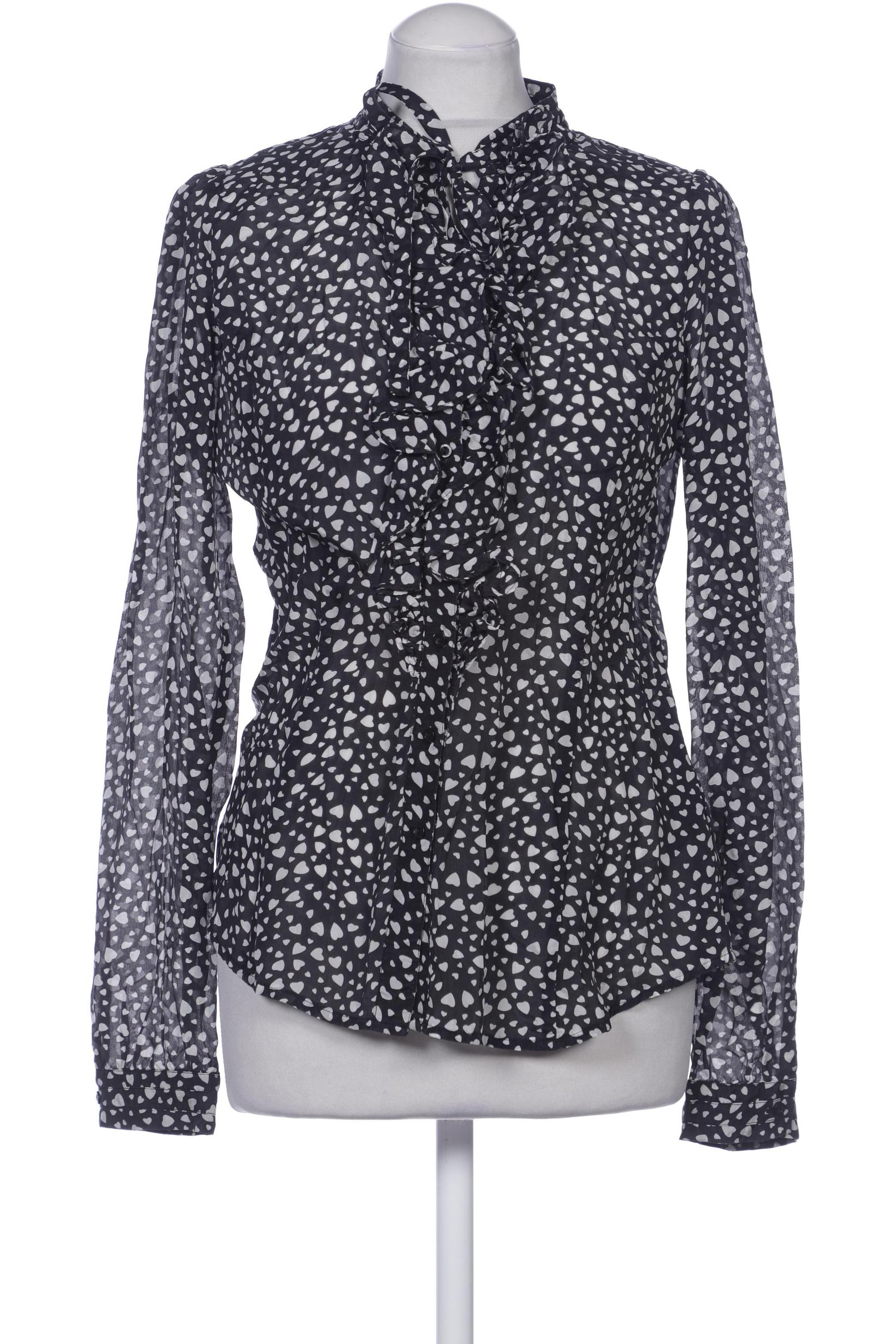 

Hallhuber Damen Bluse, schwarz, Gr. 38