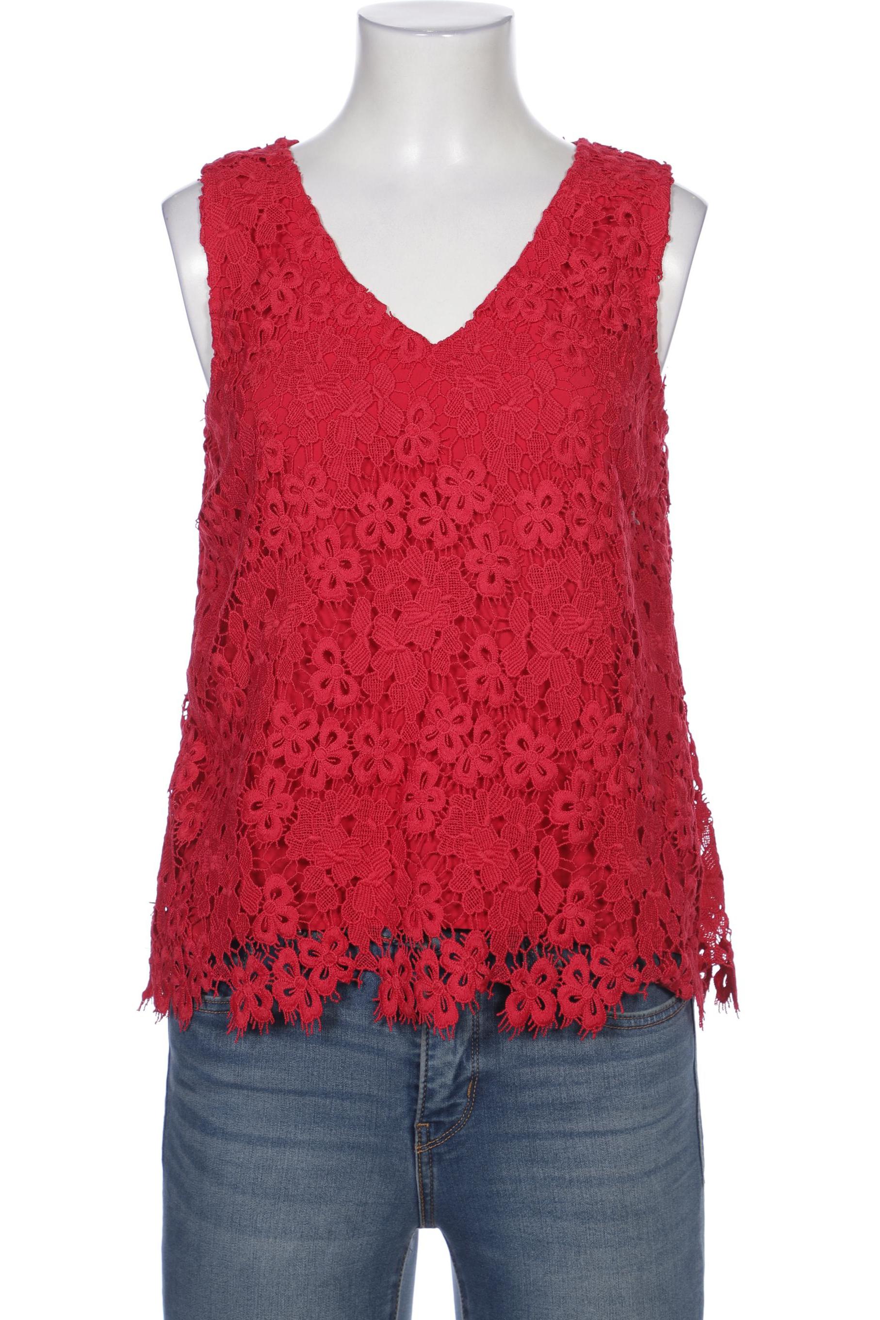 

Hallhuber Damen Bluse, rot, Gr. 36