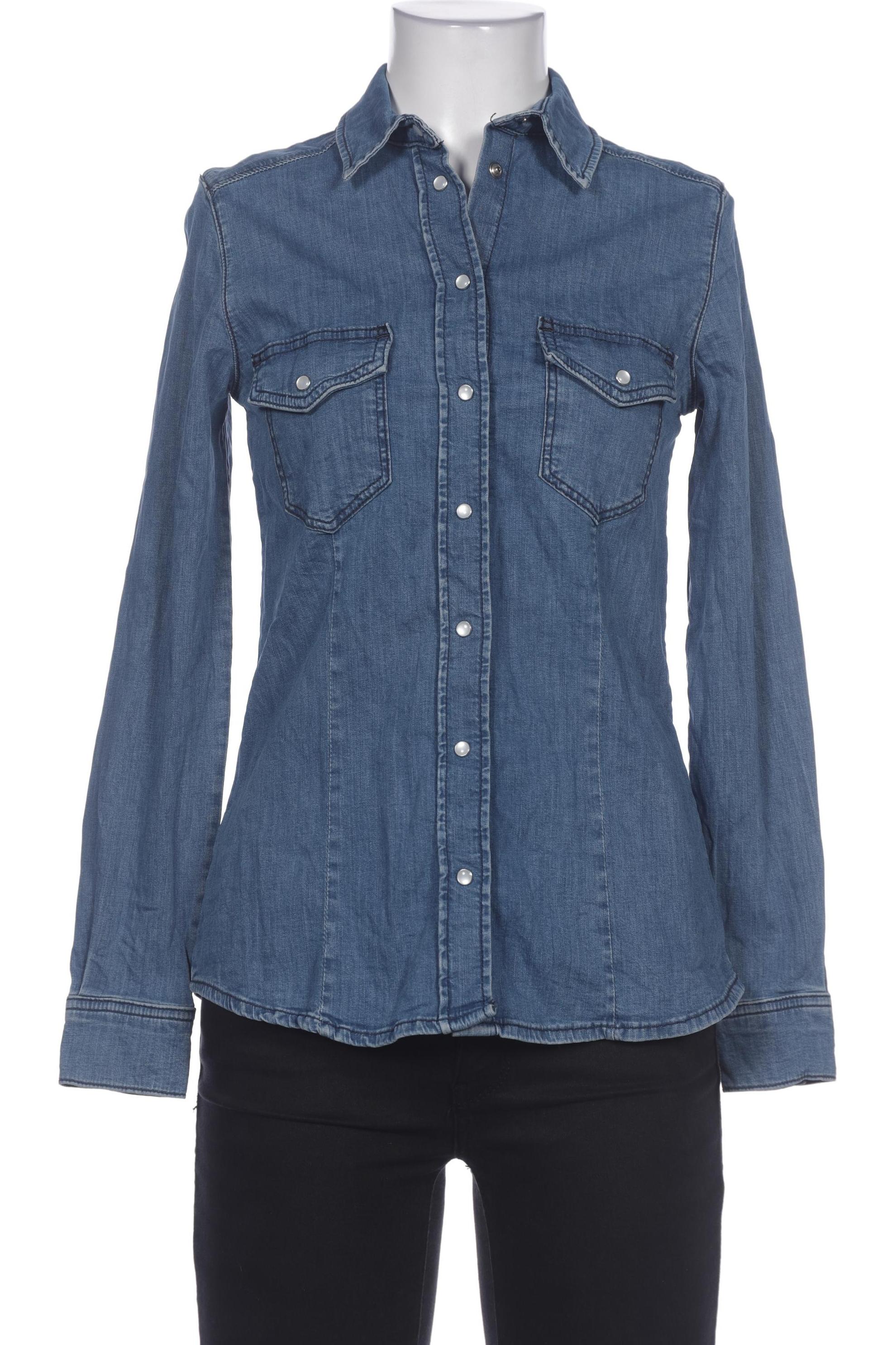 

Hallhuber Damen Bluse, blau, Gr. 34