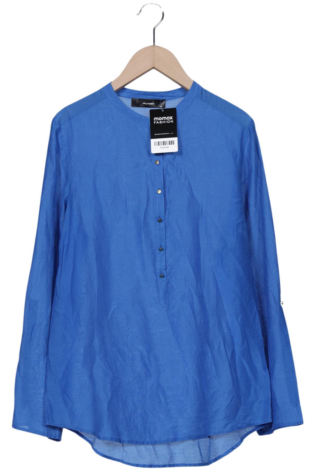

Hallhuber Damen Bluse, blau, Gr. 36