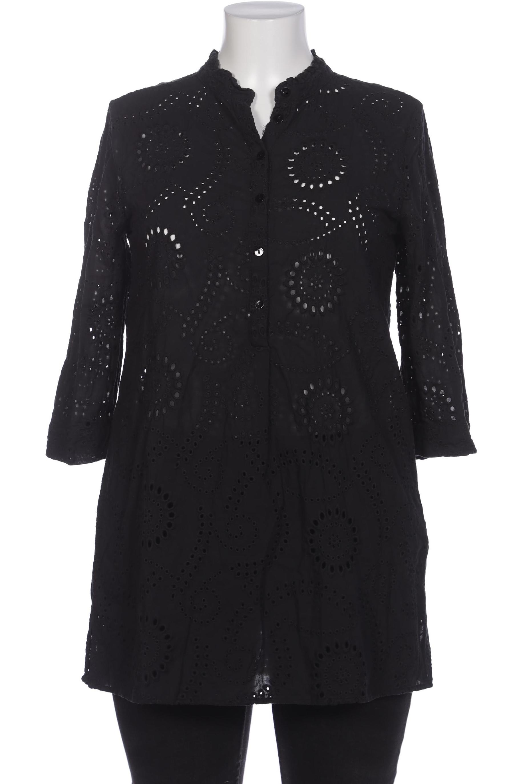 

Hallhuber Damen Bluse, schwarz, Gr. 38