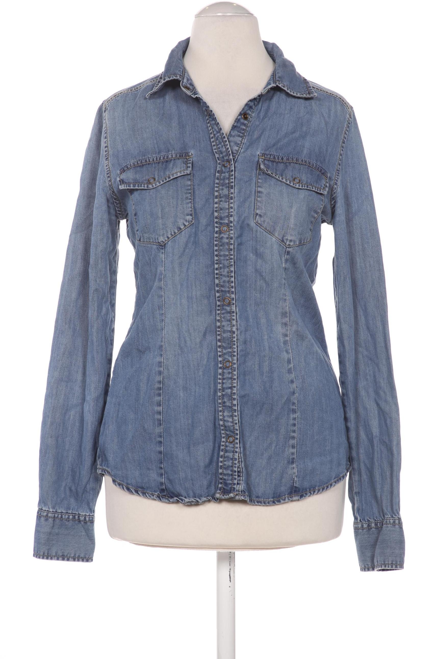 

Hallhuber Damen Bluse, blau, Gr. 38