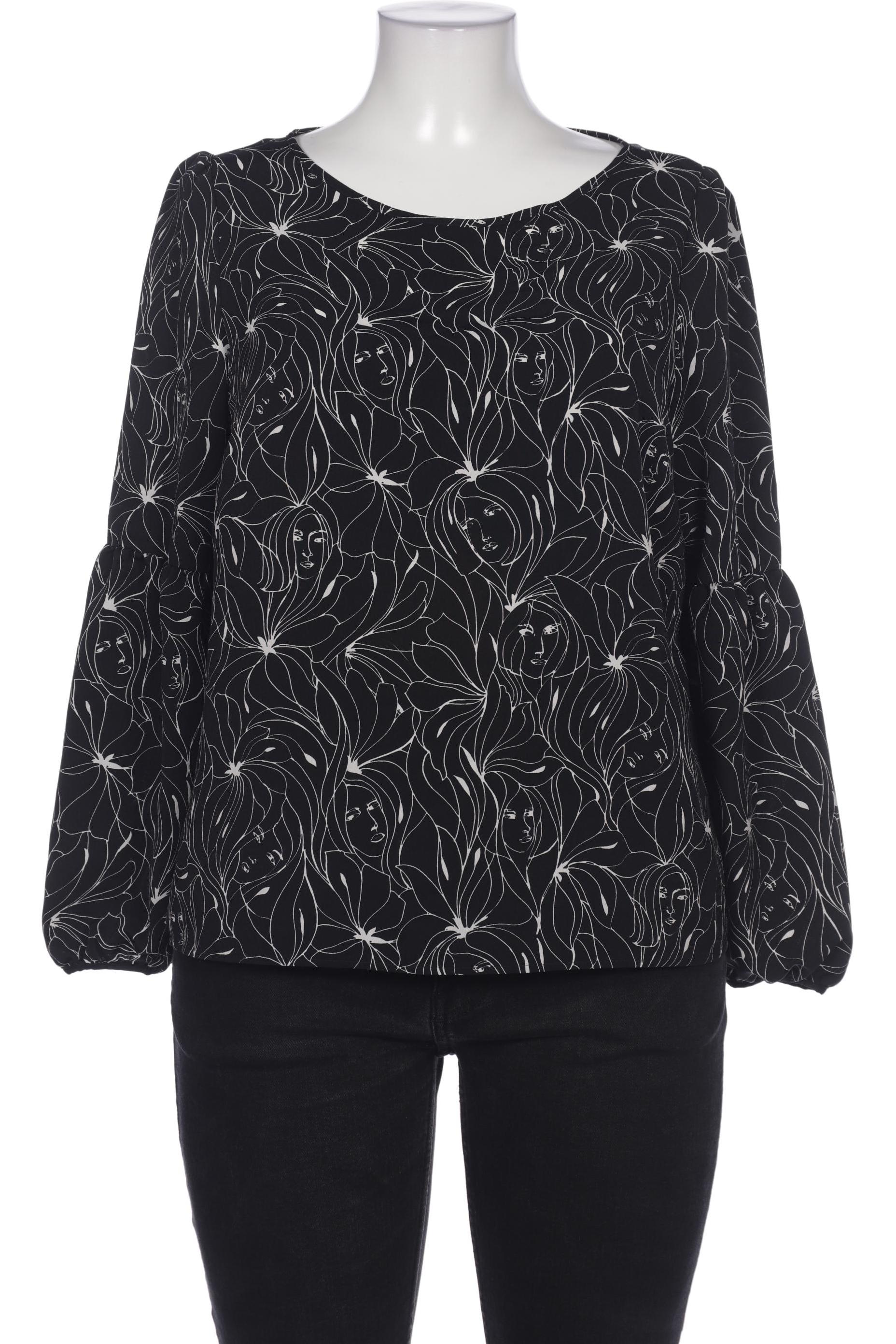 

Hallhuber Damen Bluse, schwarz, Gr. 42