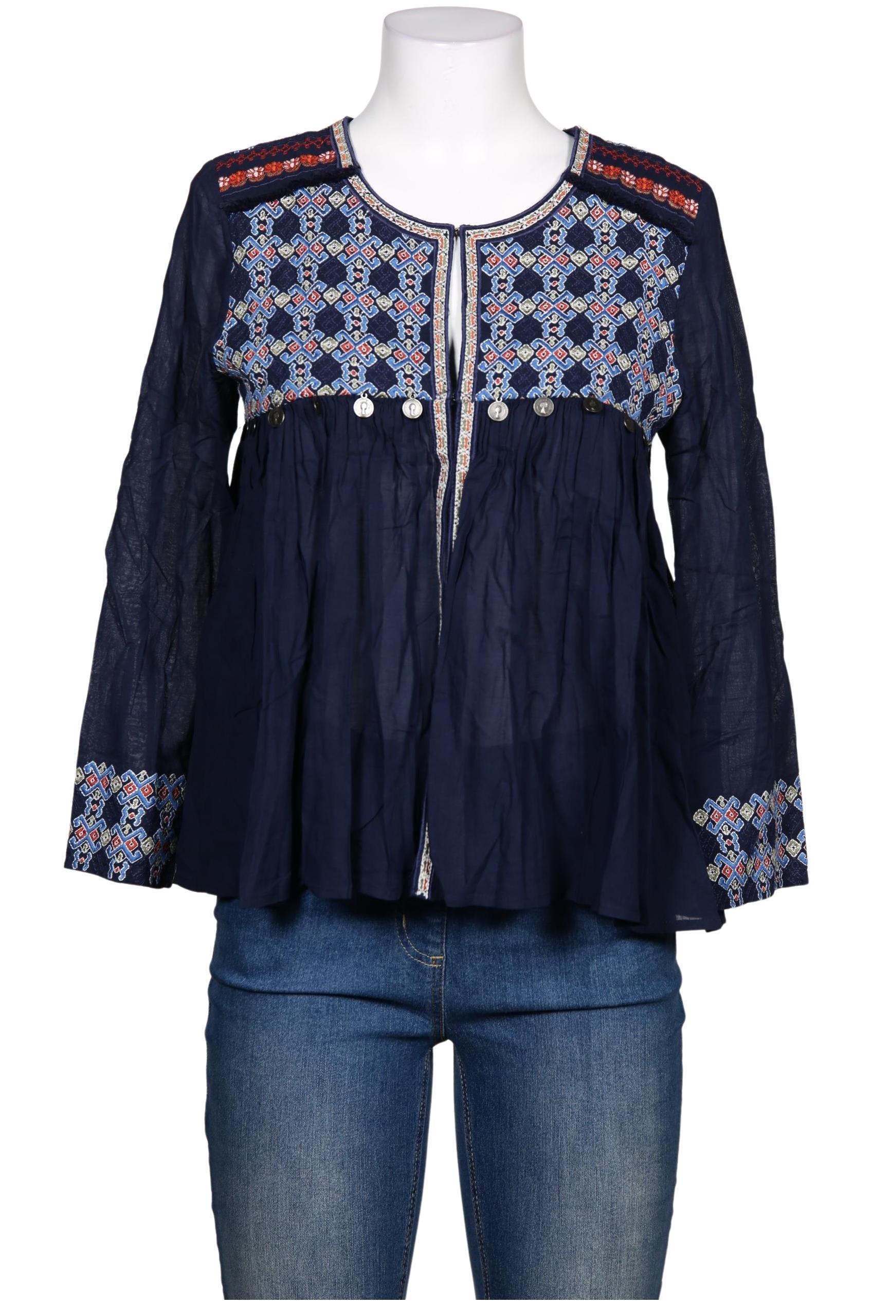 

Hallhuber Damen Bluse, marineblau, Gr. 38