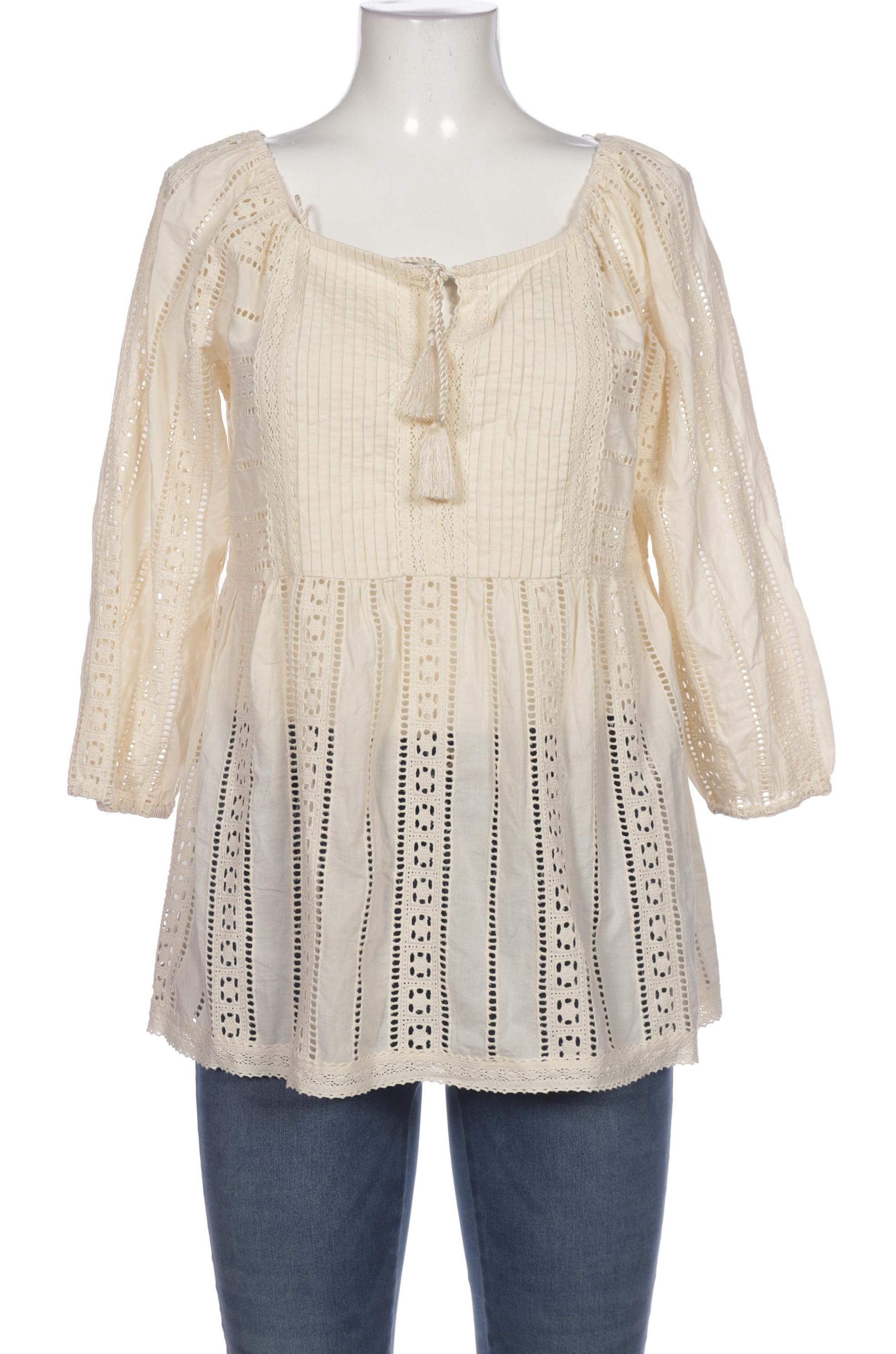 

Hallhuber Damen Bluse, cremeweiß, Gr. 40