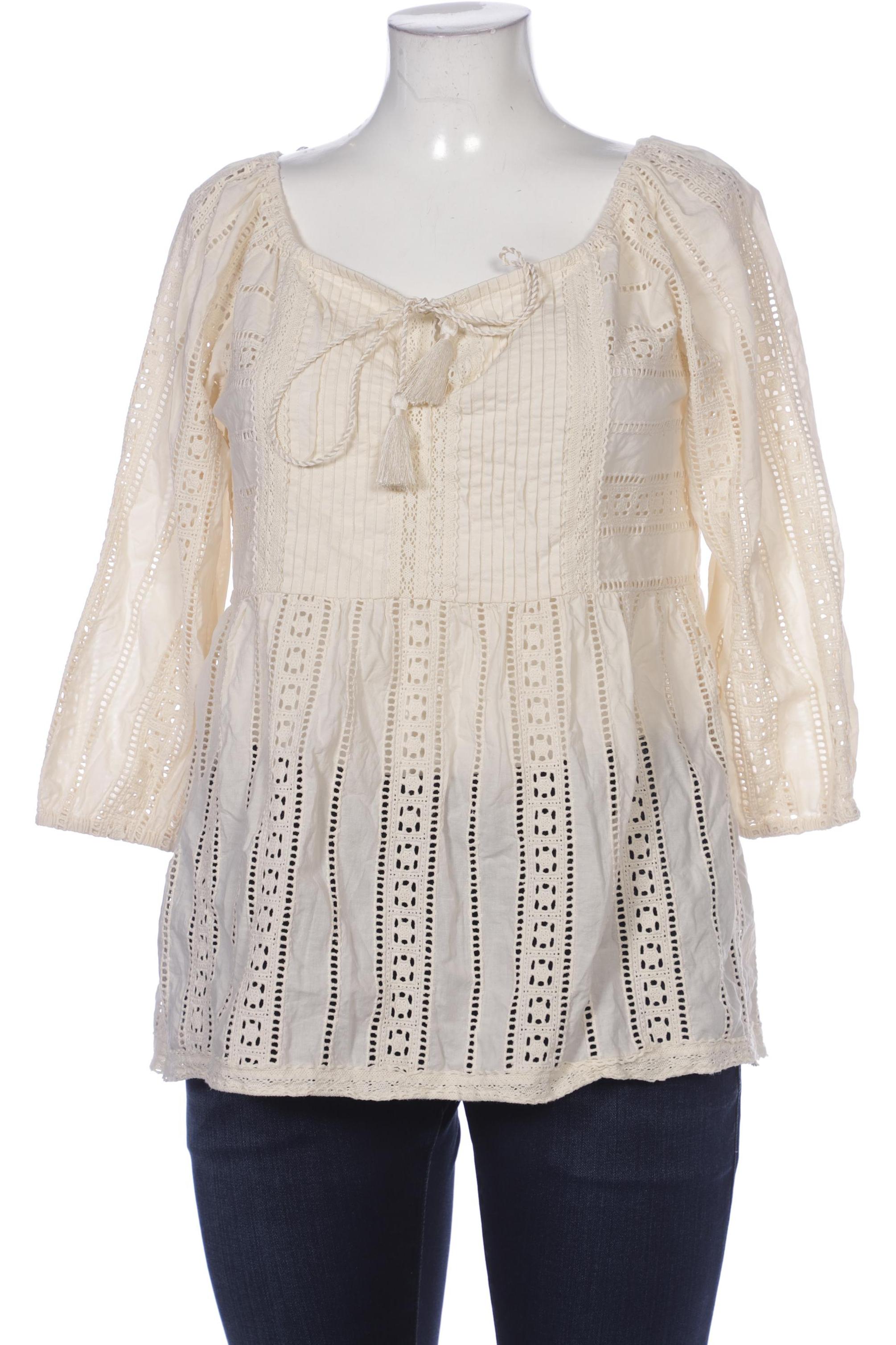 

Hallhuber Damen Bluse, cremeweiß, Gr. 42