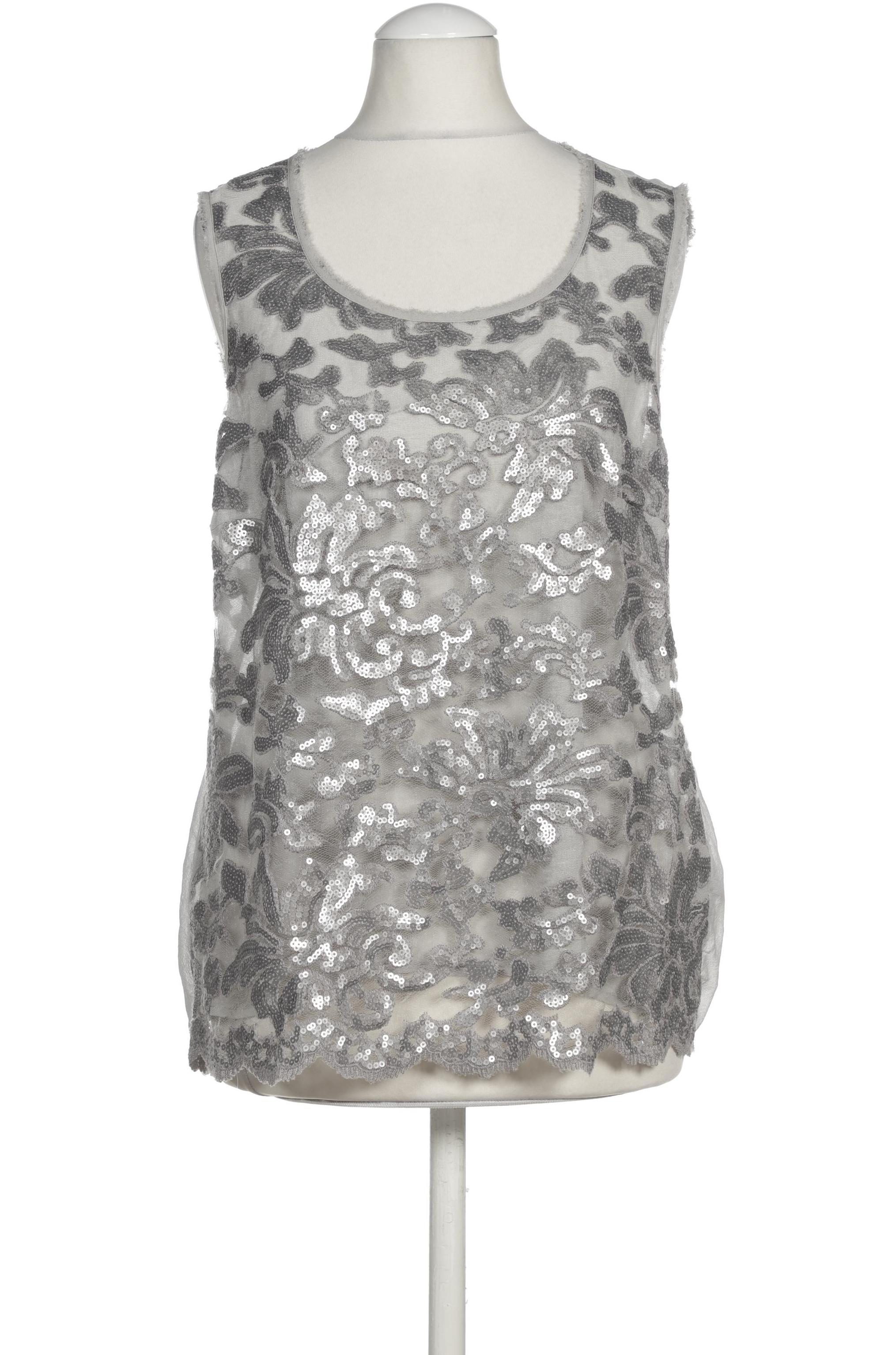 

Hallhuber Damen Bluse, grau, Gr. 34