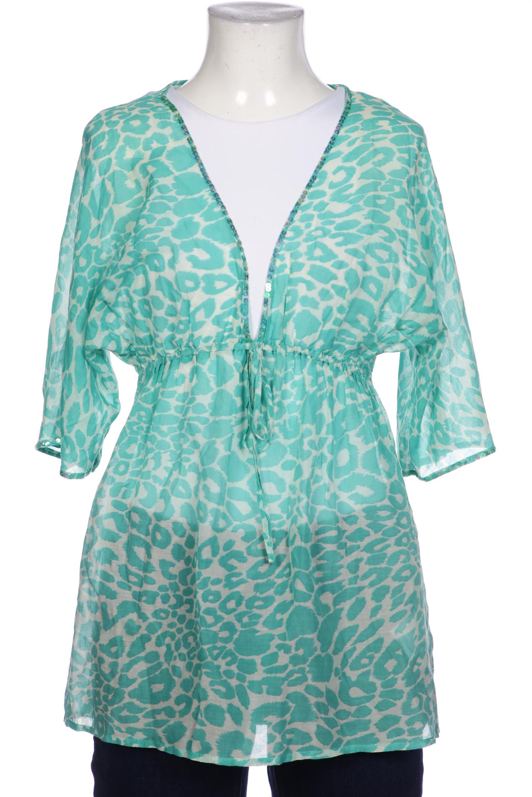 

Hallhuber Damen Bluse, türkis, Gr. 34