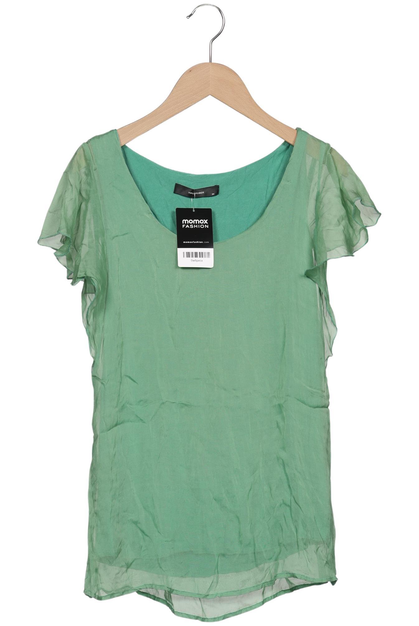 

Hallhuber Damen Bluse, grün, Gr. 34