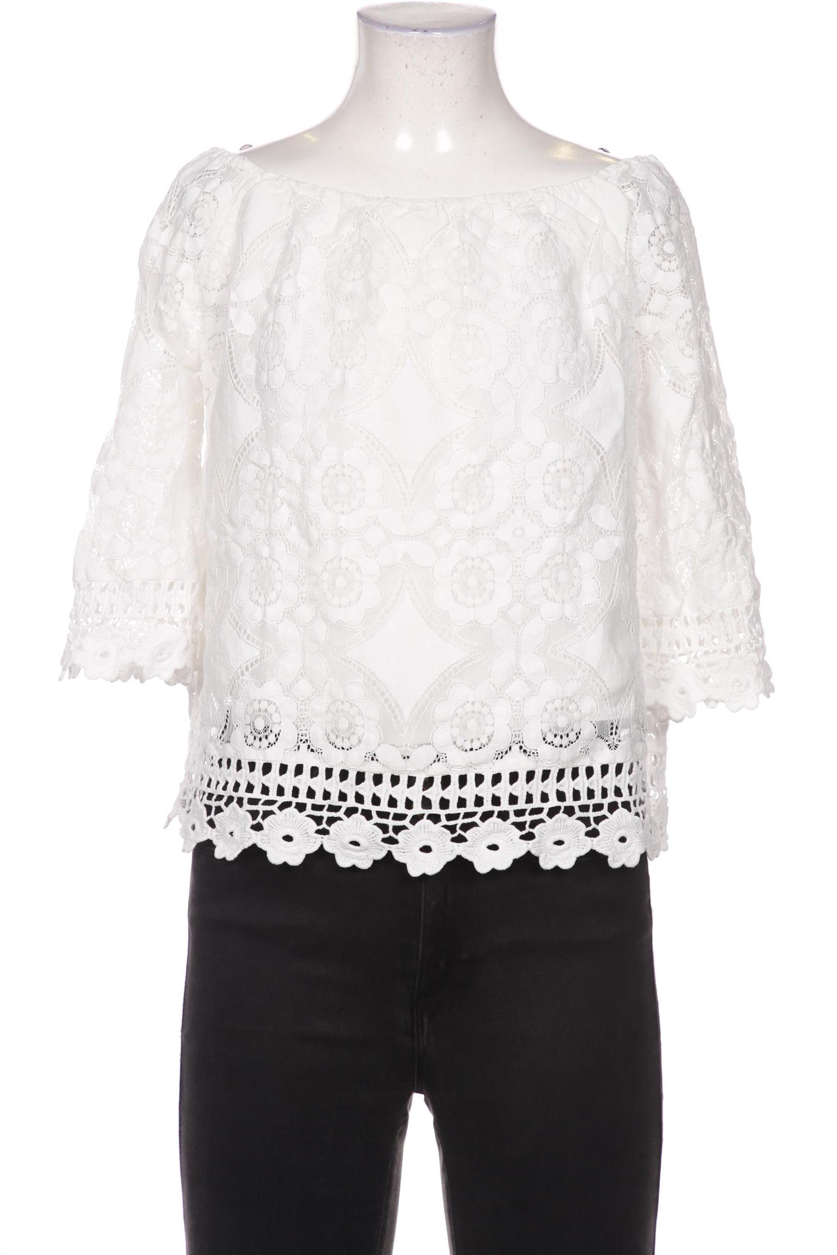 

Hallhuber Damen Bluse, weiß, Gr. 36