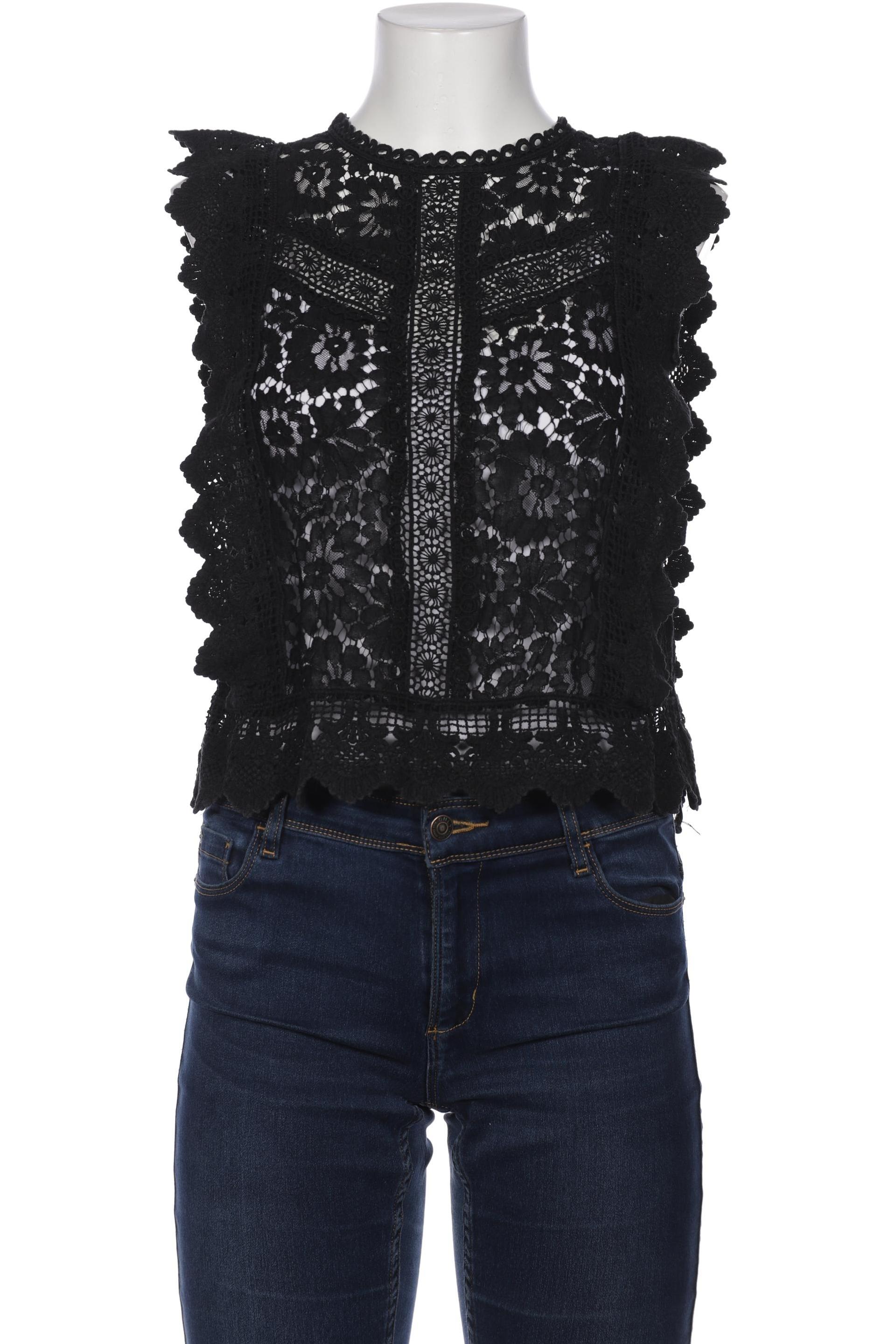 

Hallhuber Damen Bluse, schwarz, Gr. 38