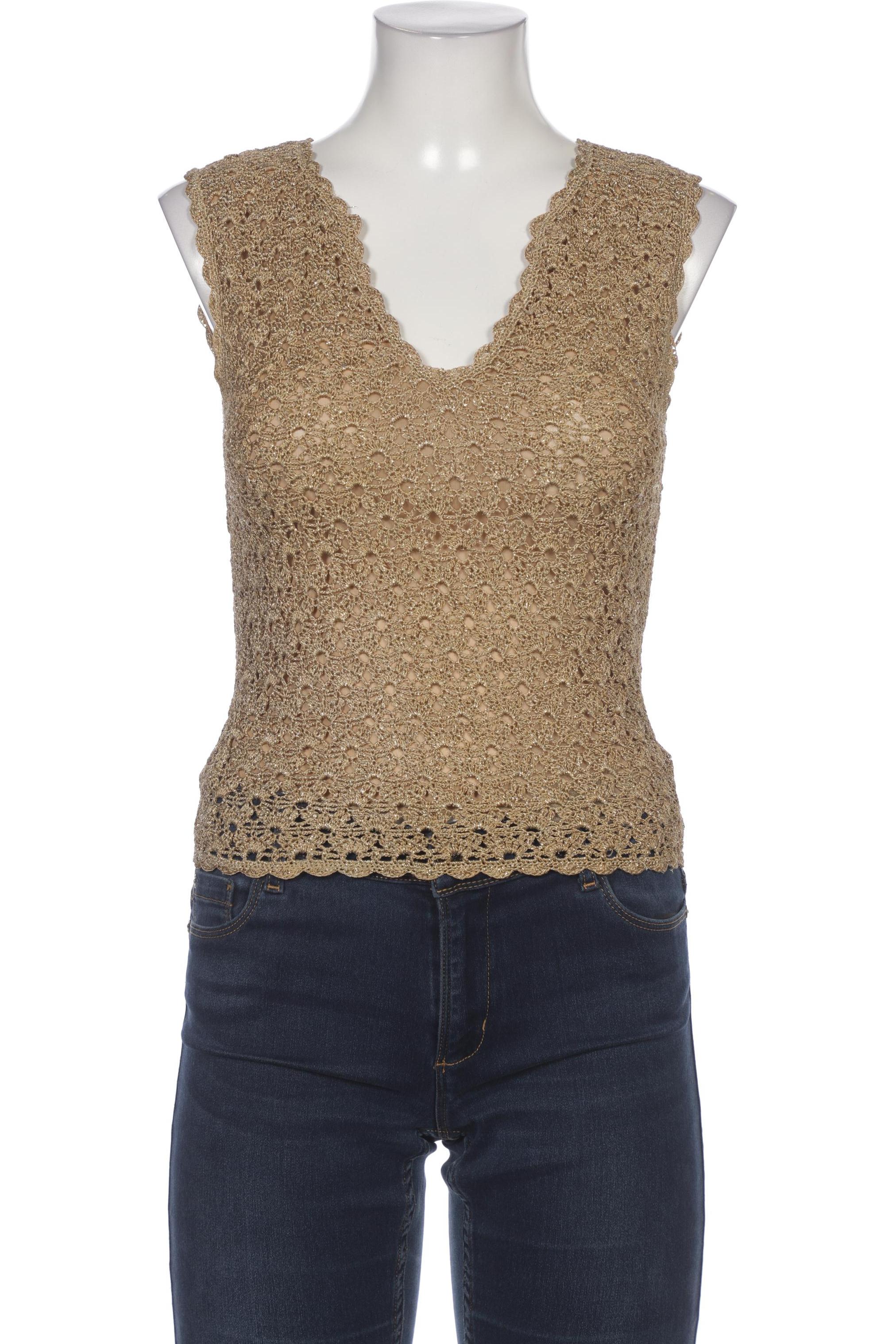 

Hallhuber Damen Bluse, gold, Gr. 40