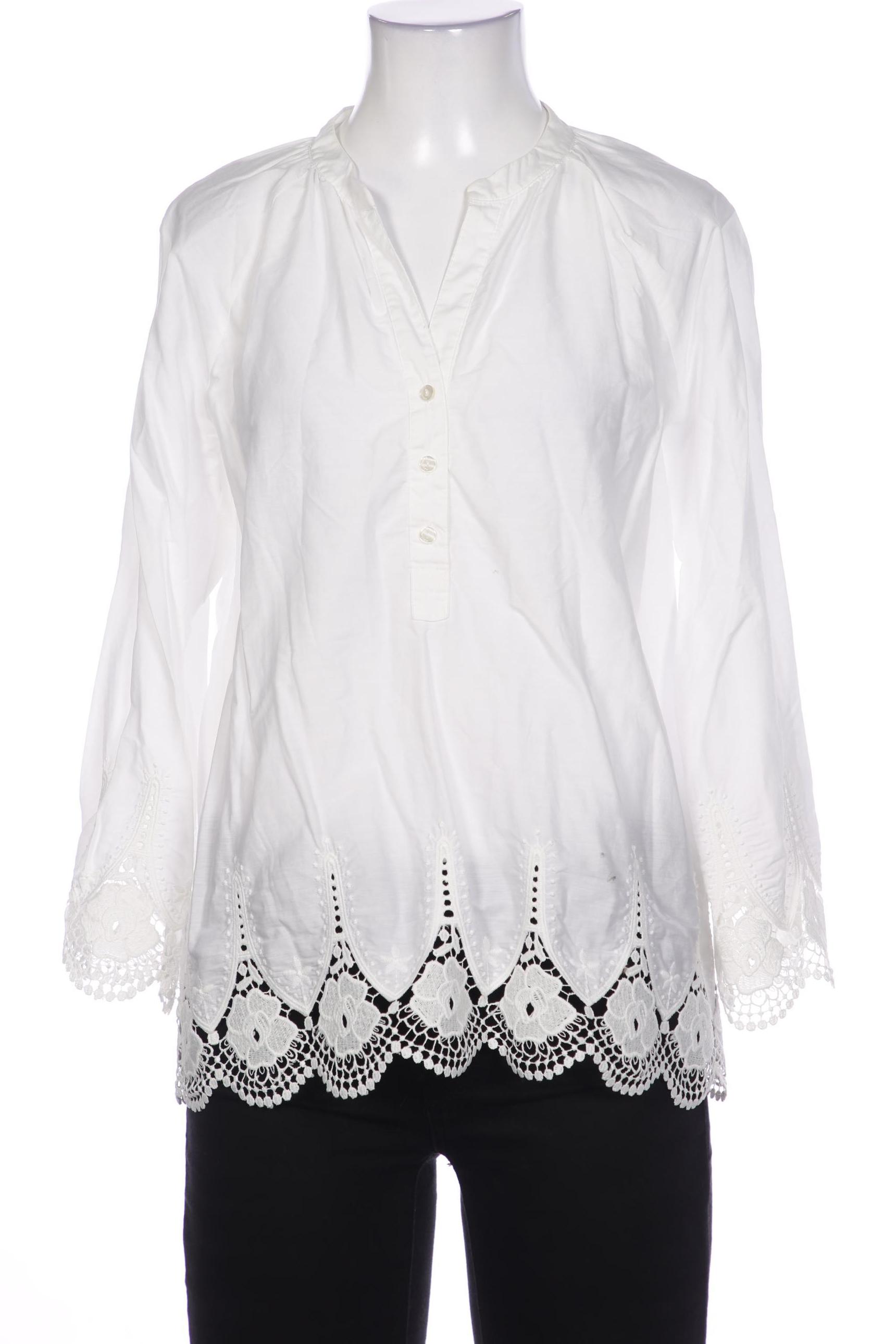 

Hallhuber Damen Bluse, weiß, Gr. 36