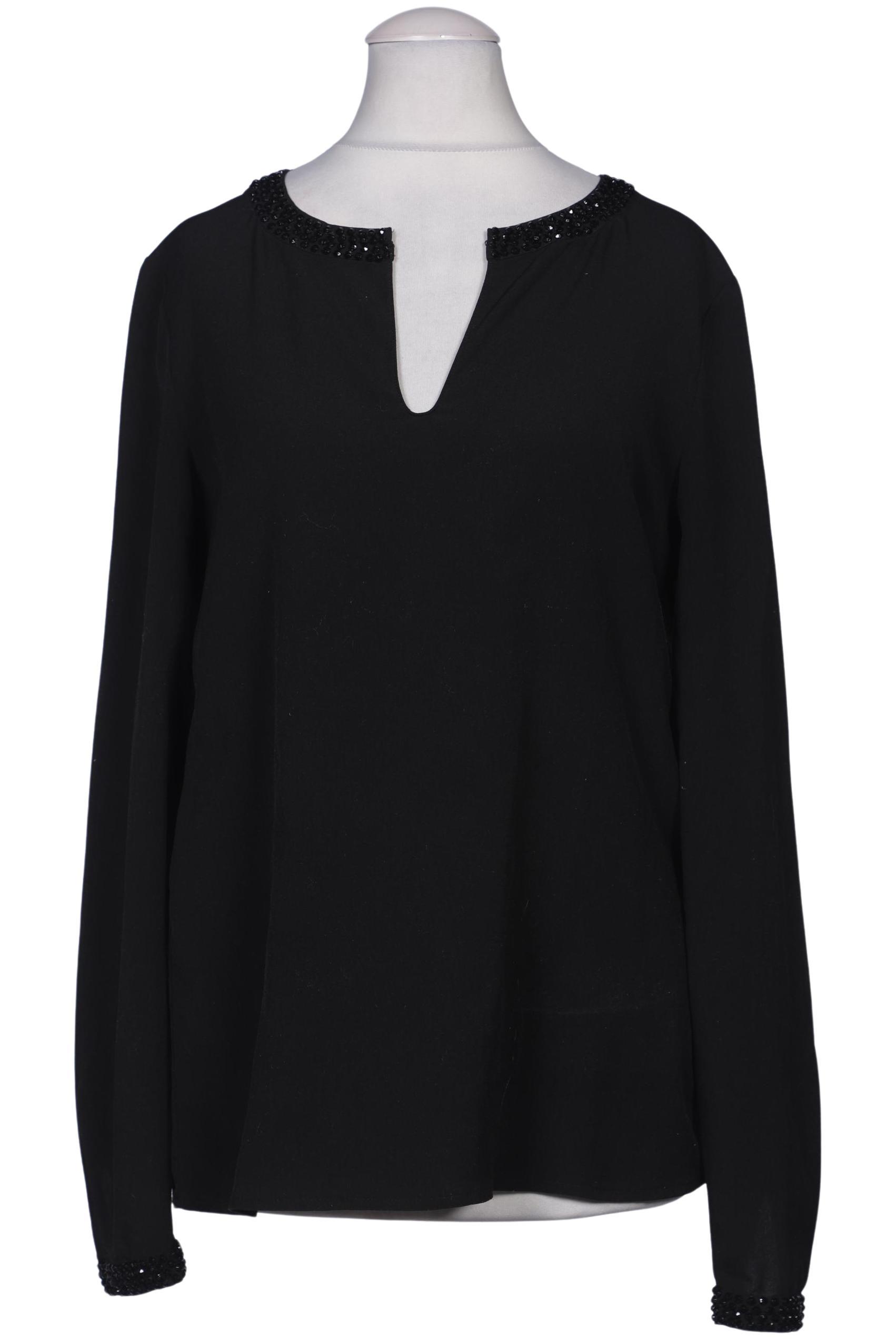 

Hallhuber Damen Bluse, schwarz, Gr. 34