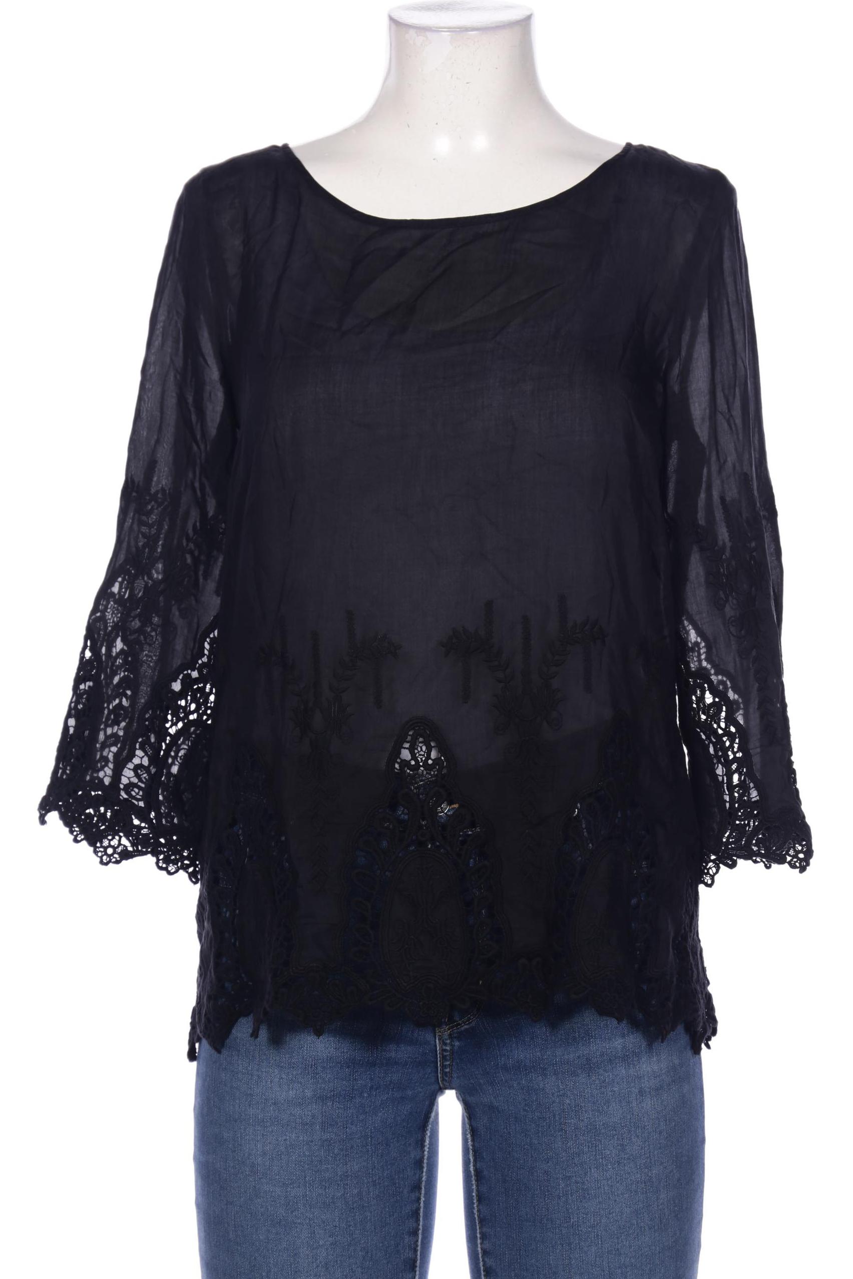 

Hallhuber Damen Bluse, schwarz, Gr. 40