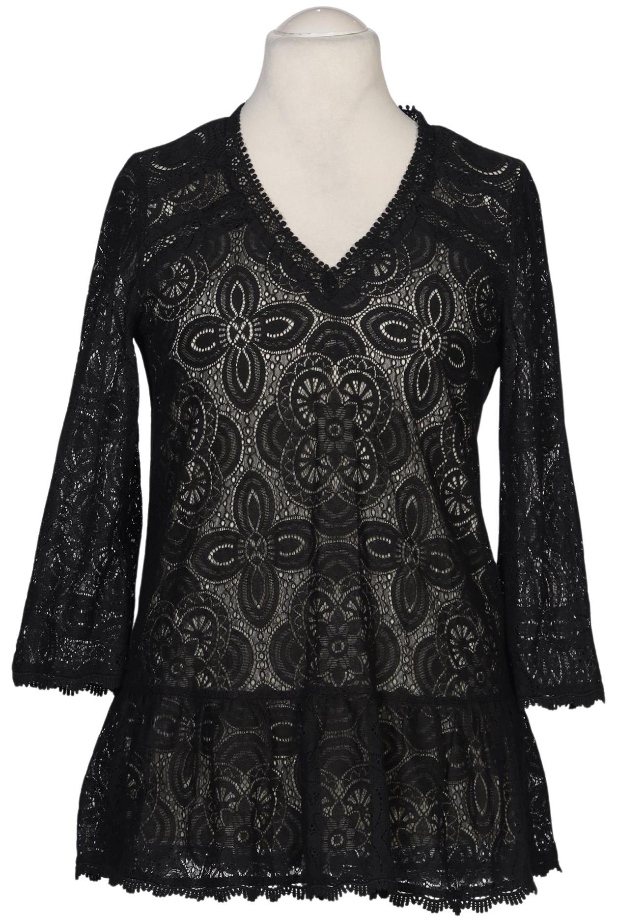 

Hallhuber Damen Bluse, schwarz, Gr. 38